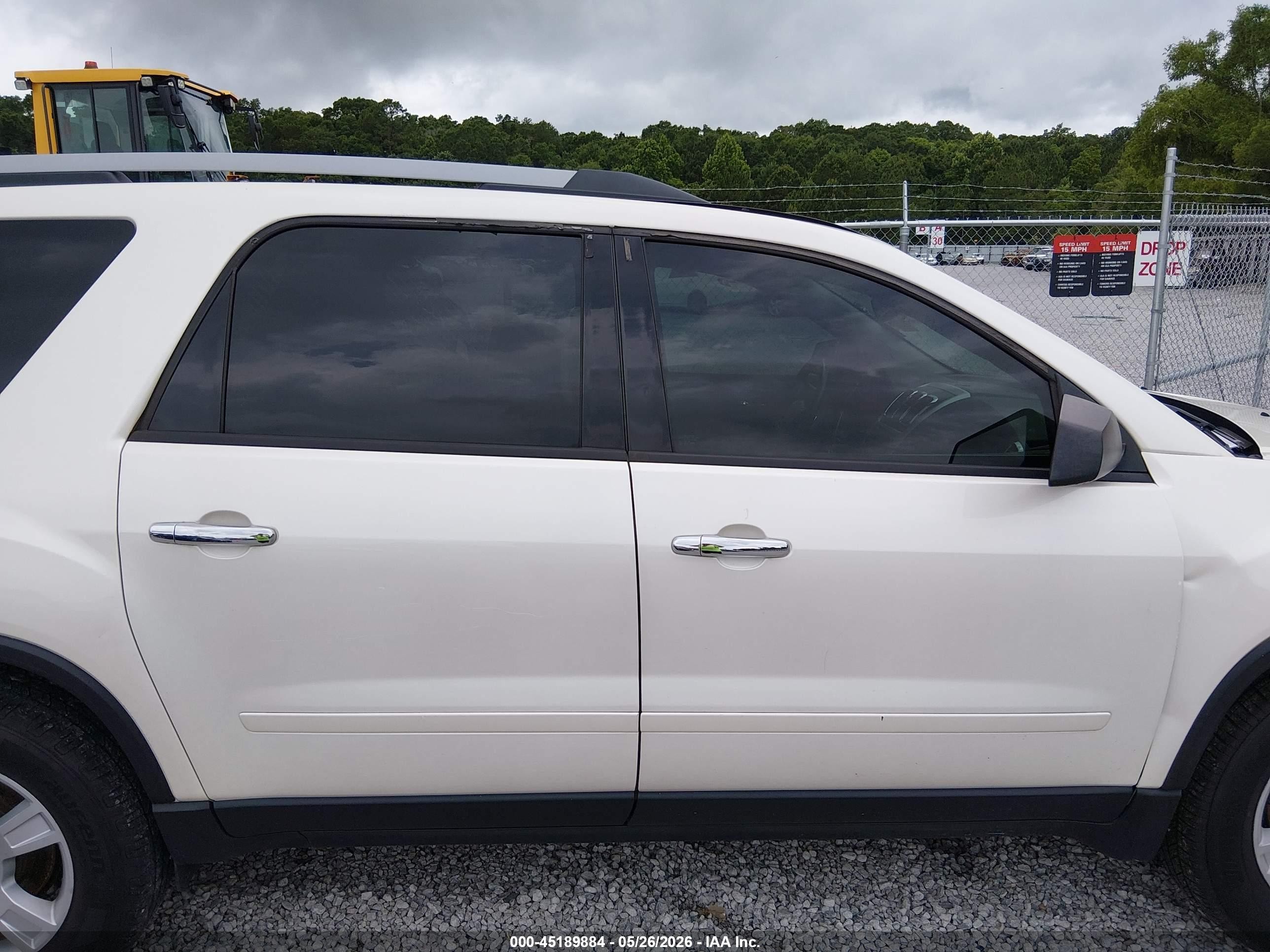 2012 Gmc Acadia Sle Белый vin: 1GKKRPED2CJ228569