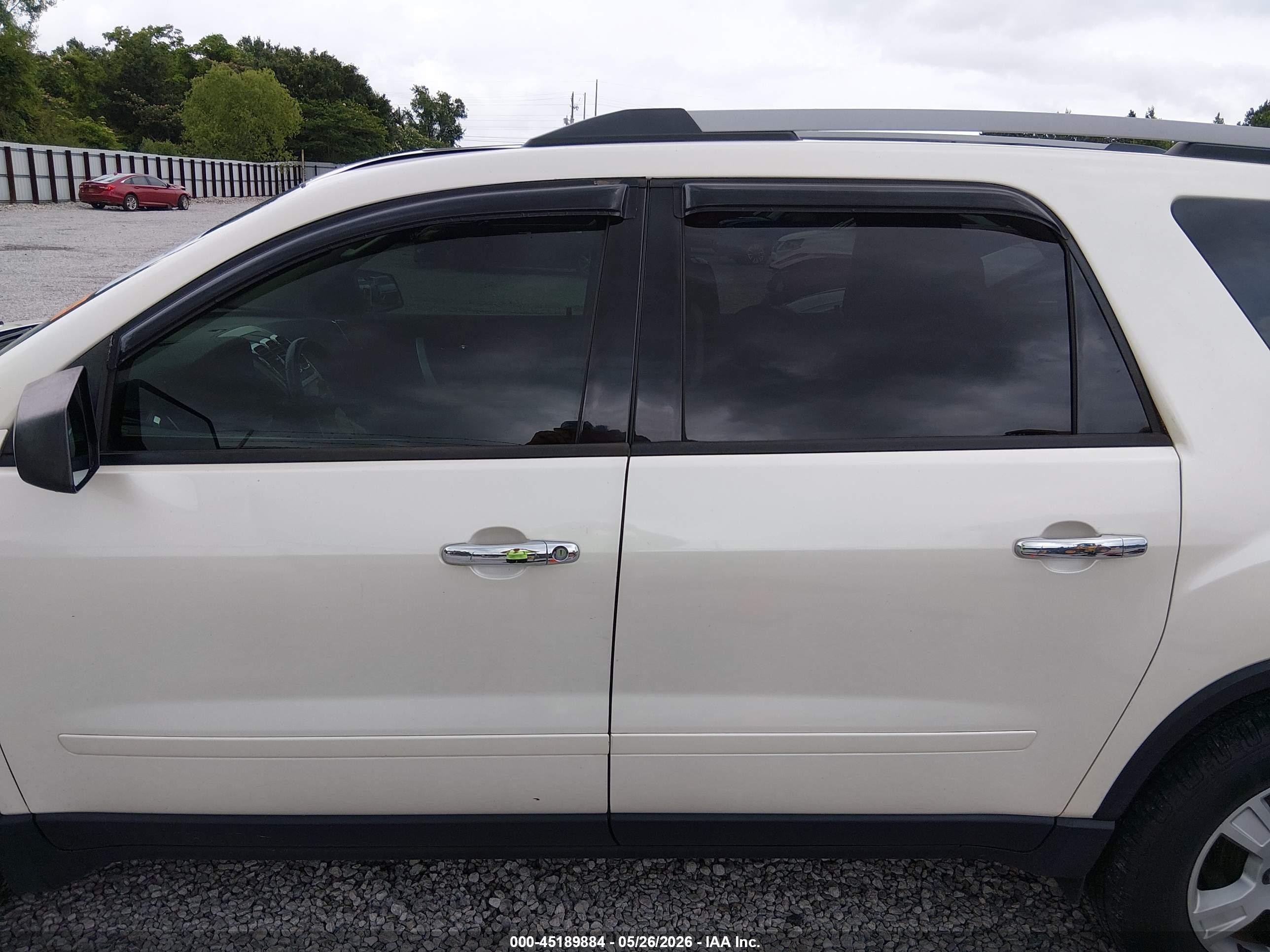 2012 Gmc Acadia Sle Белый vin: 1GKKRPED2CJ228569
