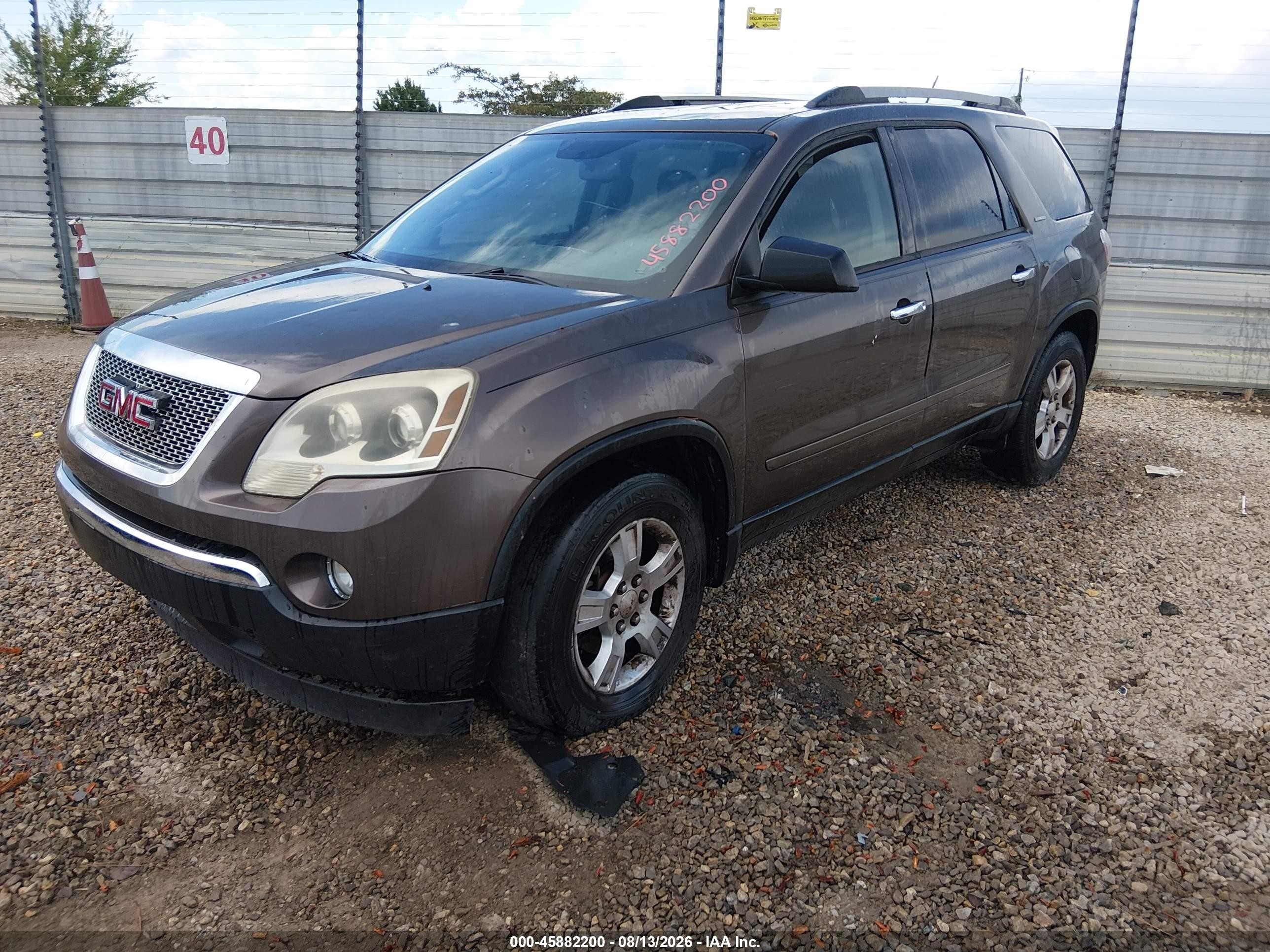 2012 Gmc Acadia Sle Brown vin: 1GKKRPED3CJ302517