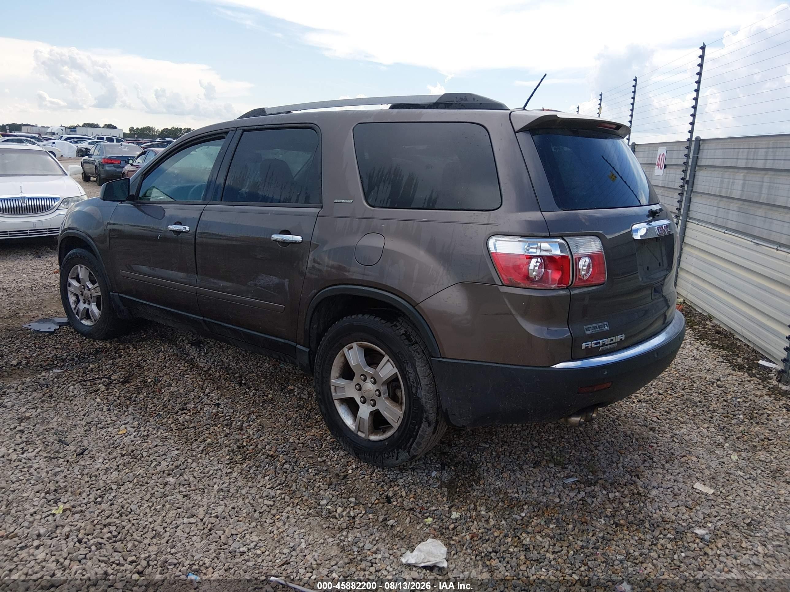 2012 Gmc Acadia Sle Brown vin: 1GKKRPED3CJ302517