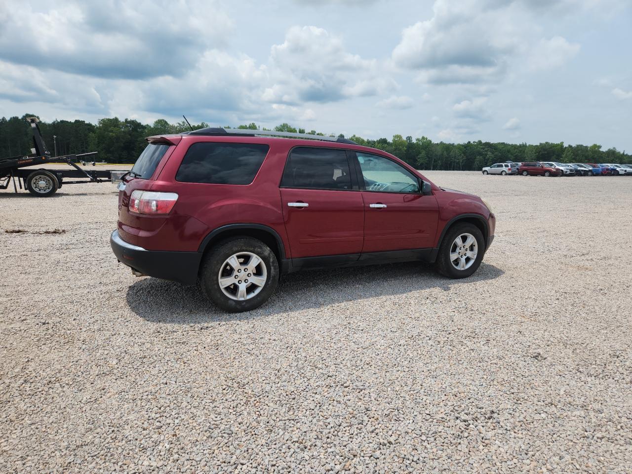 2011 Gmc Acadia Sle Burgundy vin: 1GKKRPED4BJ255352