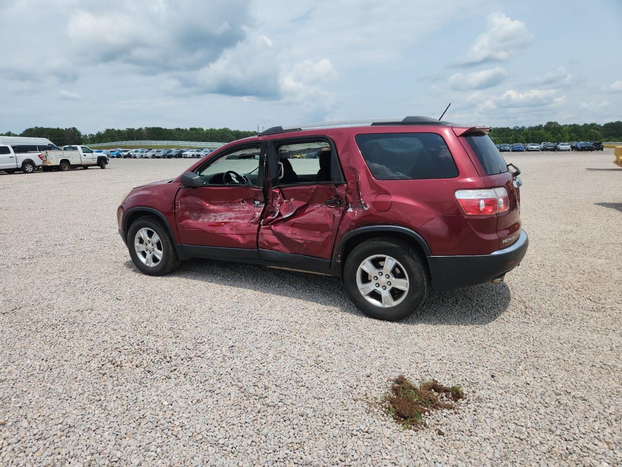 2011 Gmc Acadia Sle Burgundy vin: 1GKKRPED4BJ255352
