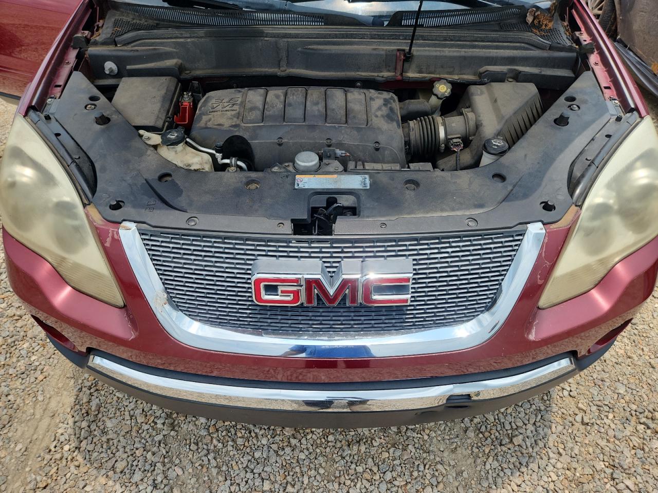 2011 Gmc Acadia Sle Burgundy vin: 1GKKRPED4BJ255352