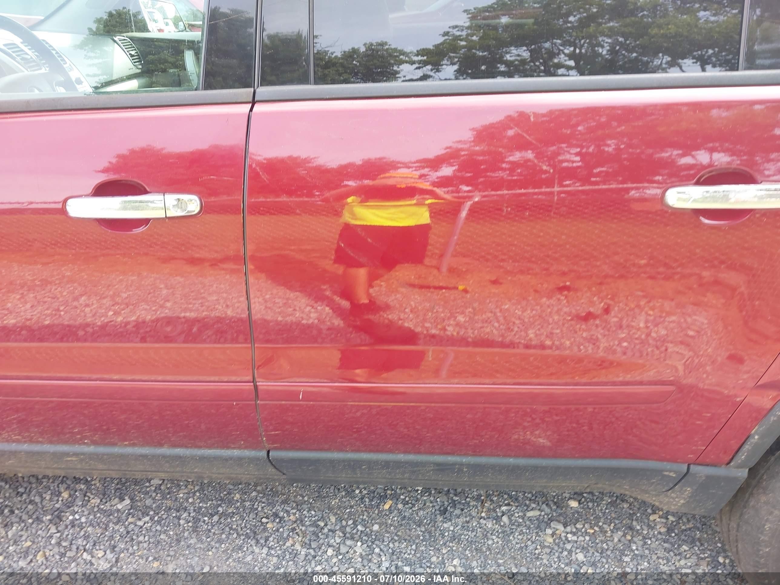 2011 Gmc Acadia Sle Red vin: 1GKKRPED5BJ186865