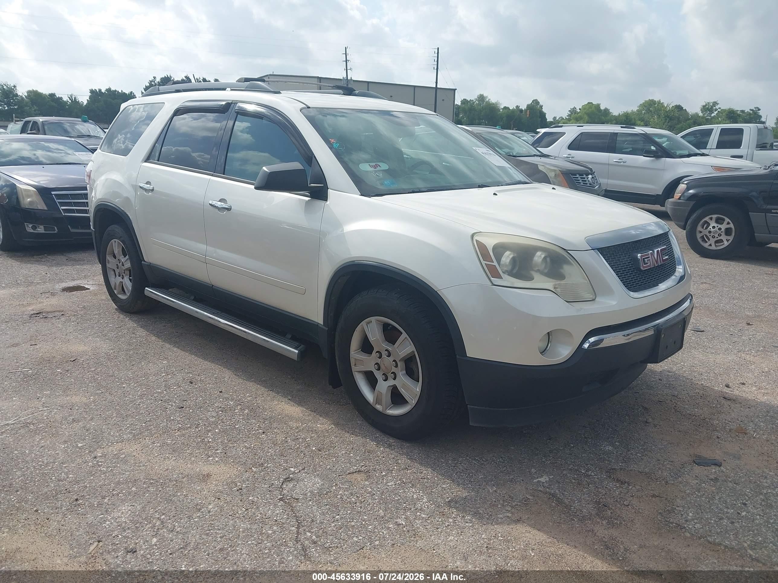 2011 Gmc Acadia Sle Cream vin: 1GKKRPED5BJ200134