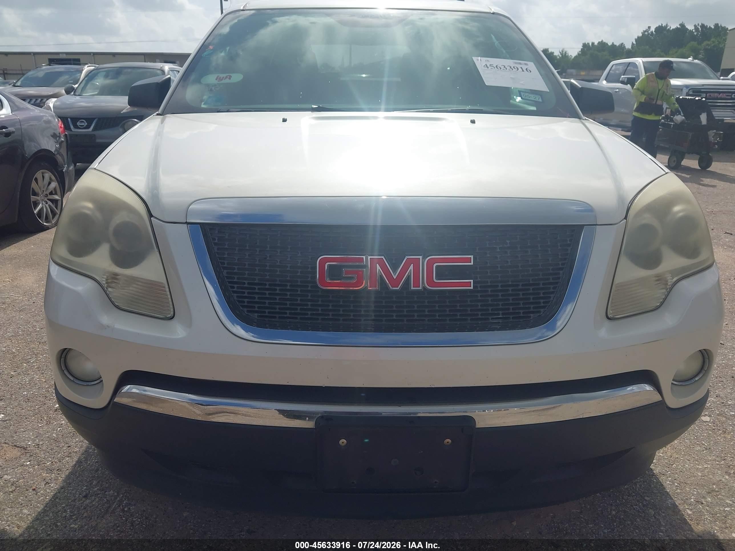 2011 Gmc Acadia Sle Cream vin: 1GKKRPED5BJ200134