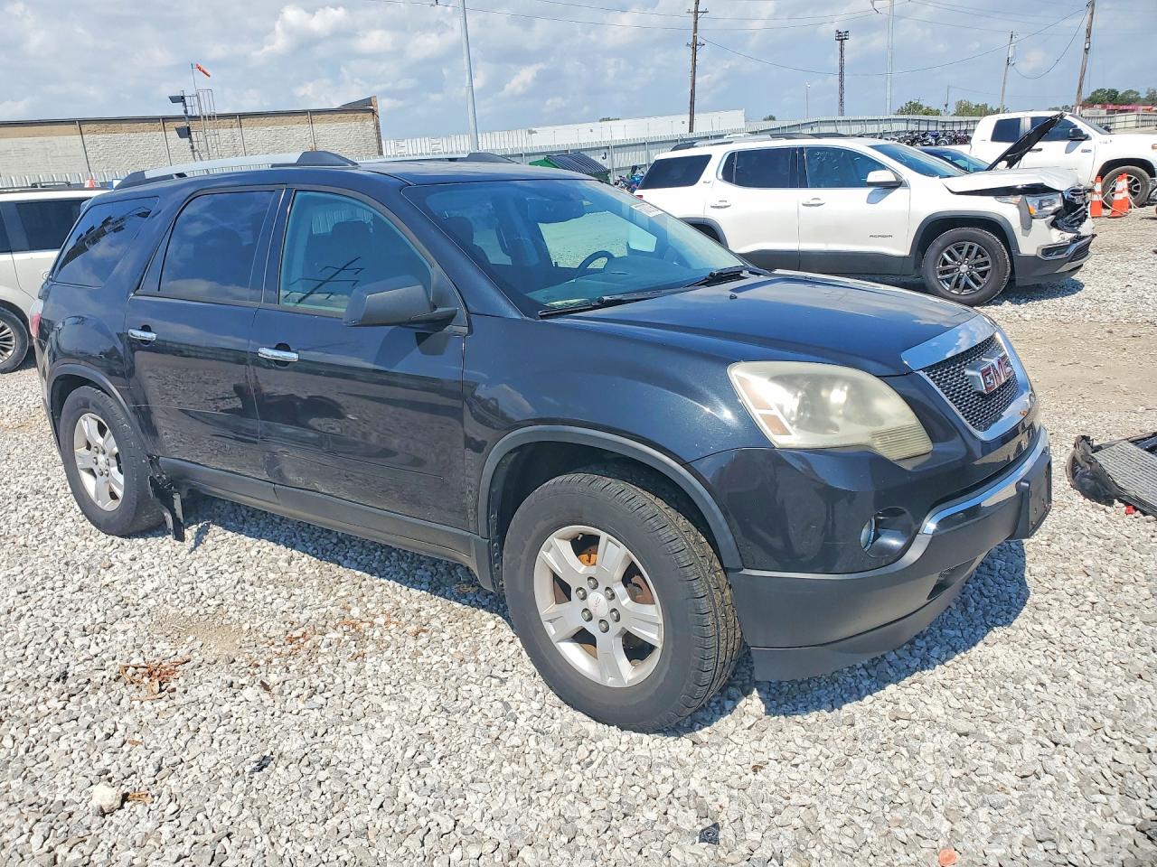 2011 Gmc Acadia Sle Black vin: 1GKKRPED6BJ406031