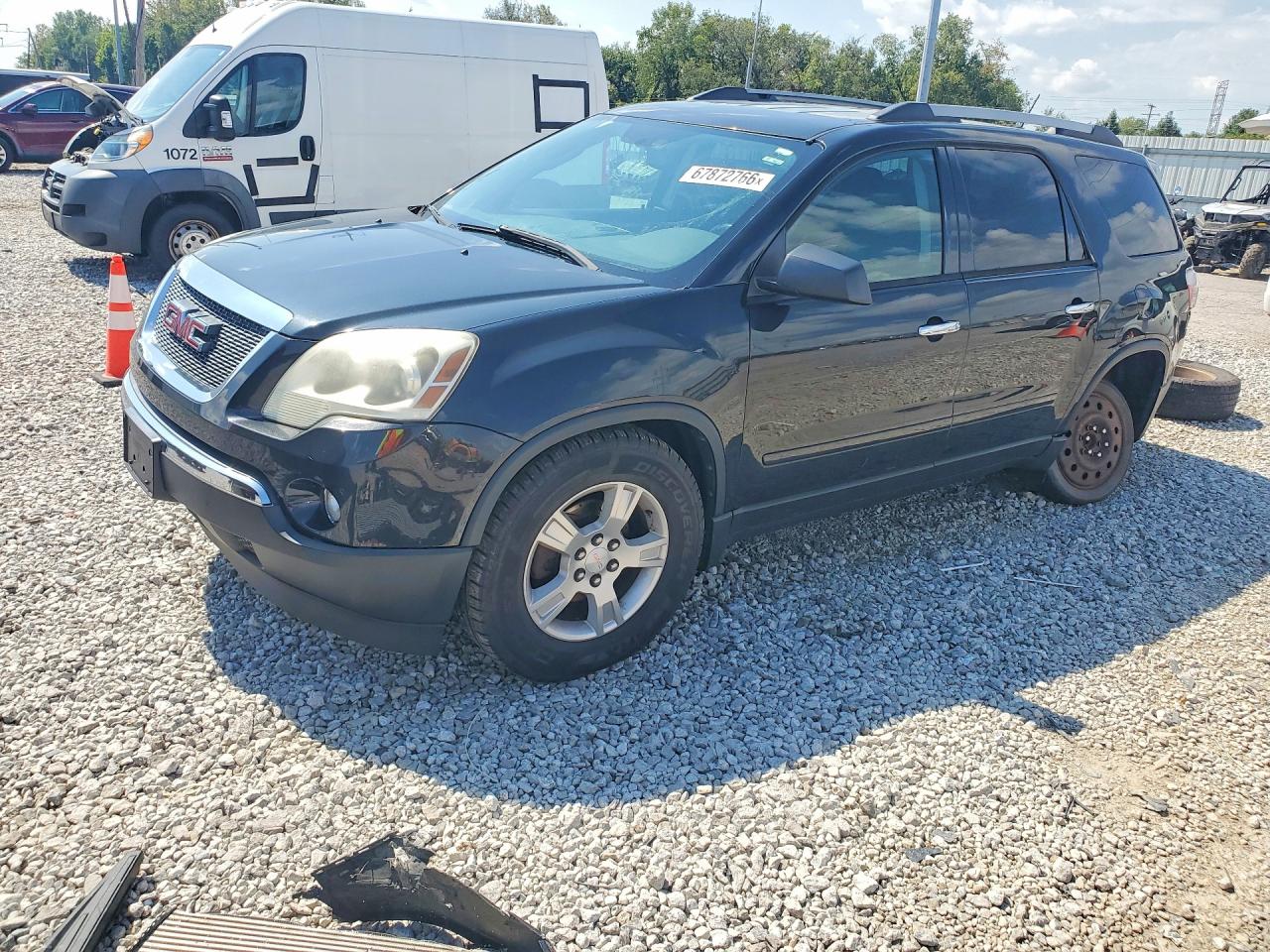 2011 Gmc Acadia Sle Черный vin: 1GKKRPED6BJ406031
