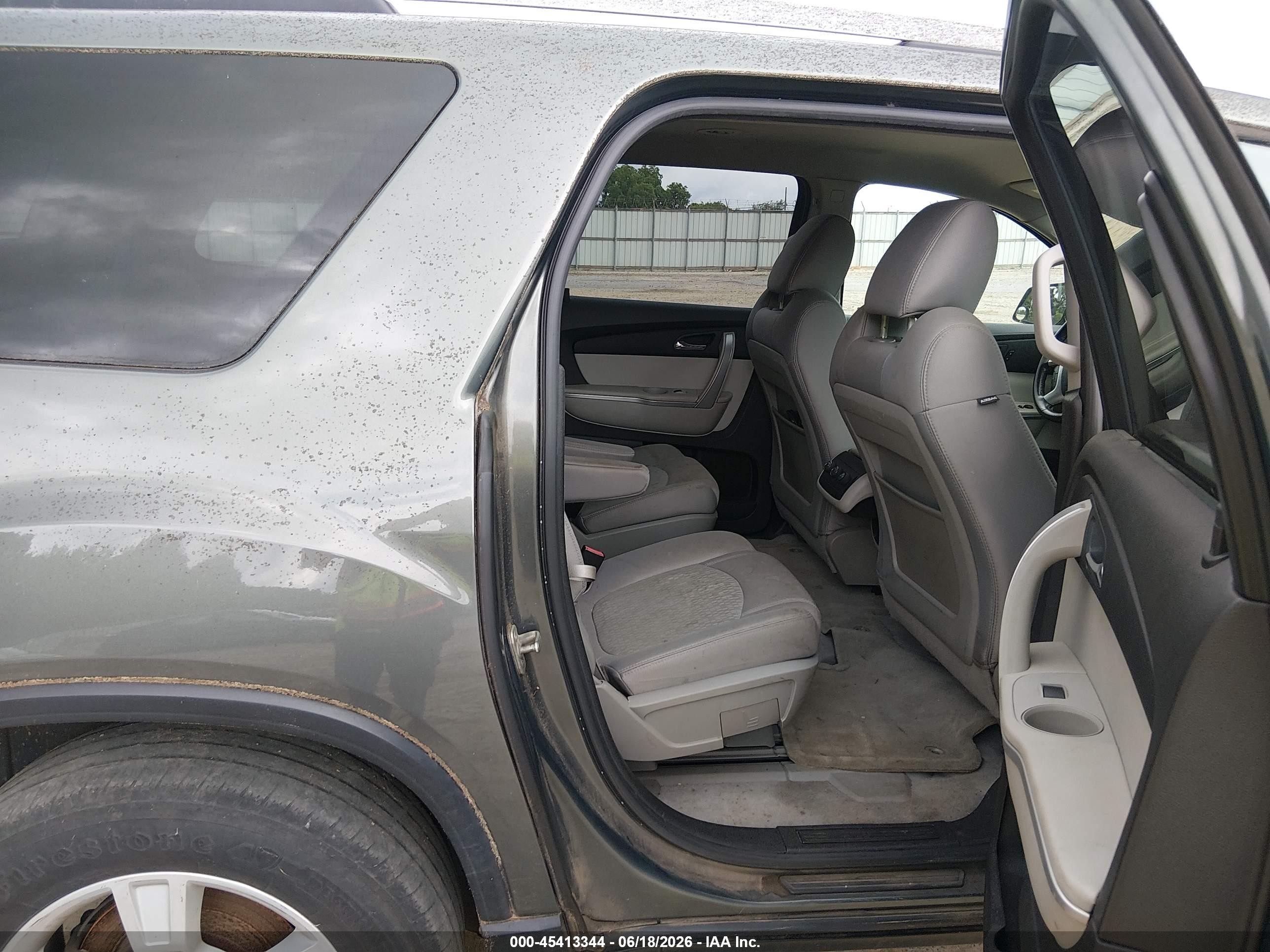 2011 Gmc Acadia Sle Green vin: 1GKKRPED8BJ212066
