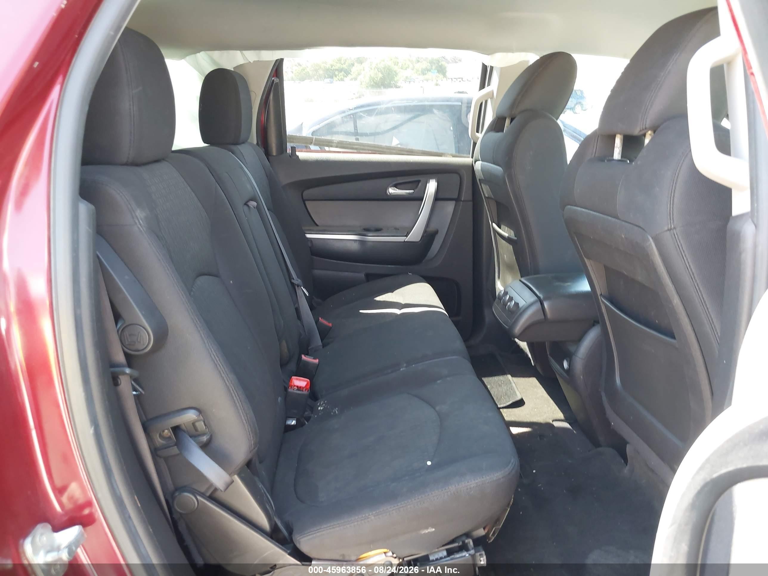 2011 Gmc Acadia Sle Burgundy vin: 1GKKRPED9BJ144196