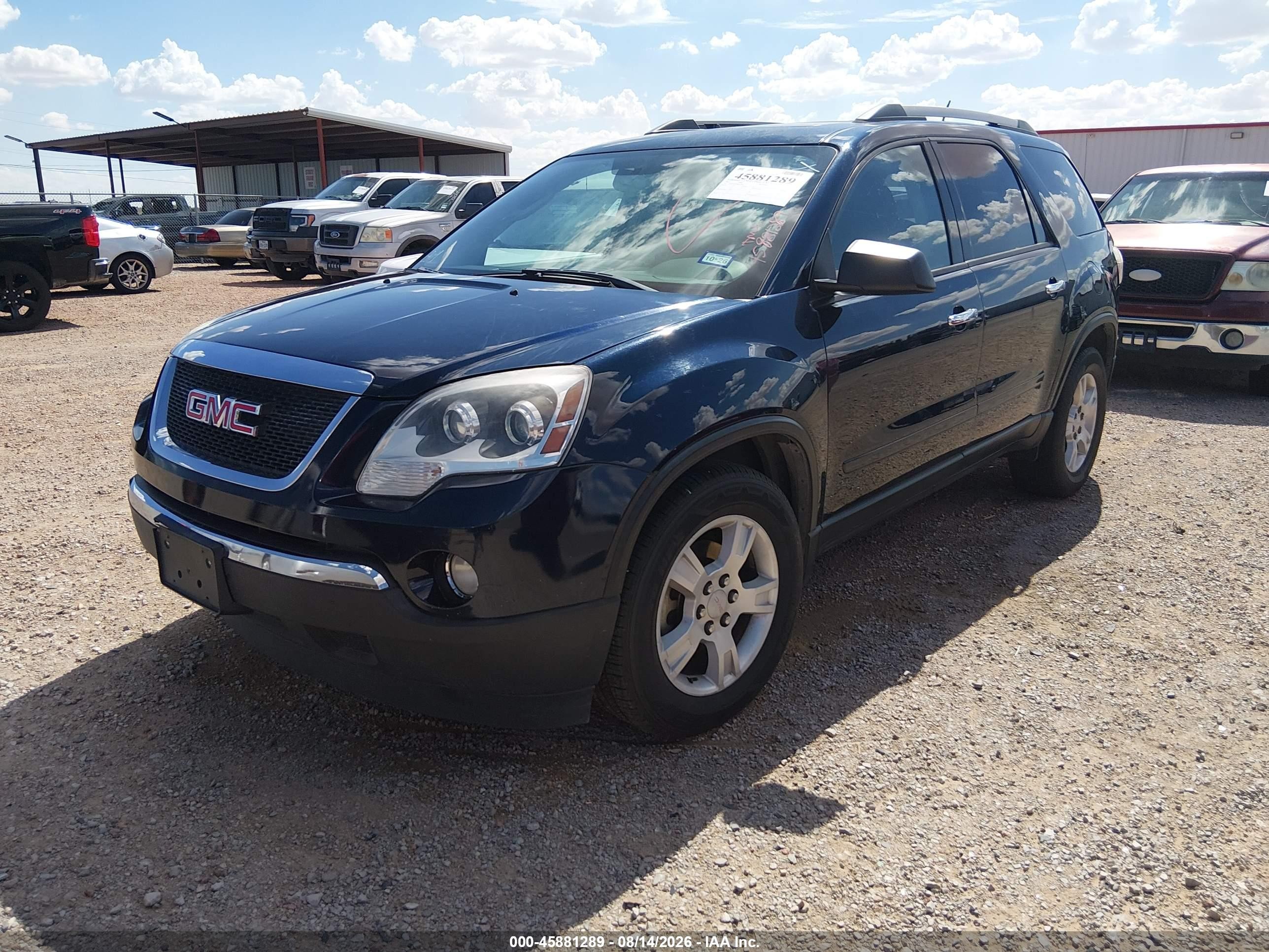 2011 Gmc Acadia Sle Синий vin: 1GKKRPED9BJ399804