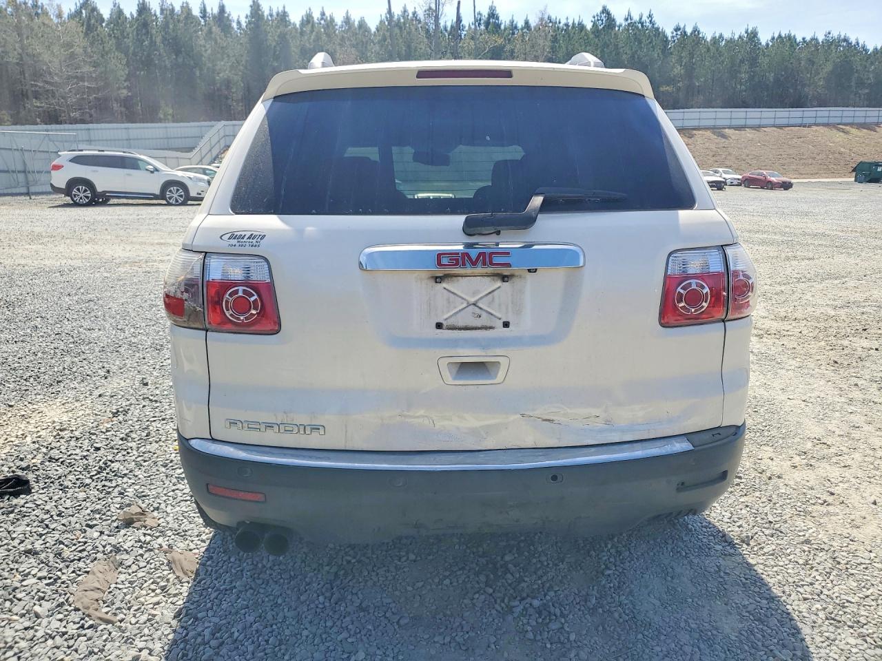 2012 Gmc Acadia Sle Белый vin: 1GKKRPED9CJ201496