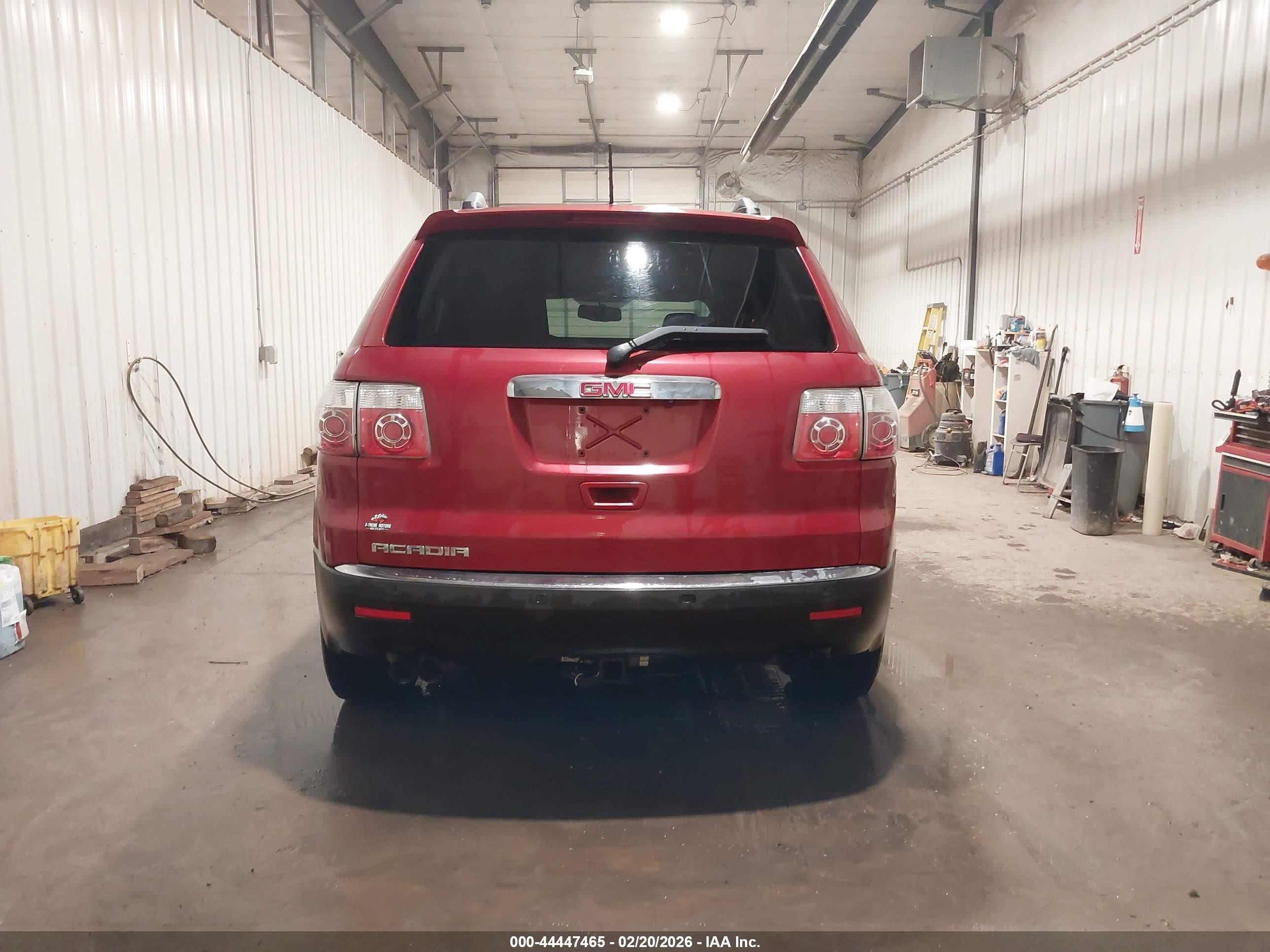 2012 Gmc Acadia Sle Red vin: 1GKKRPED9CJ235129