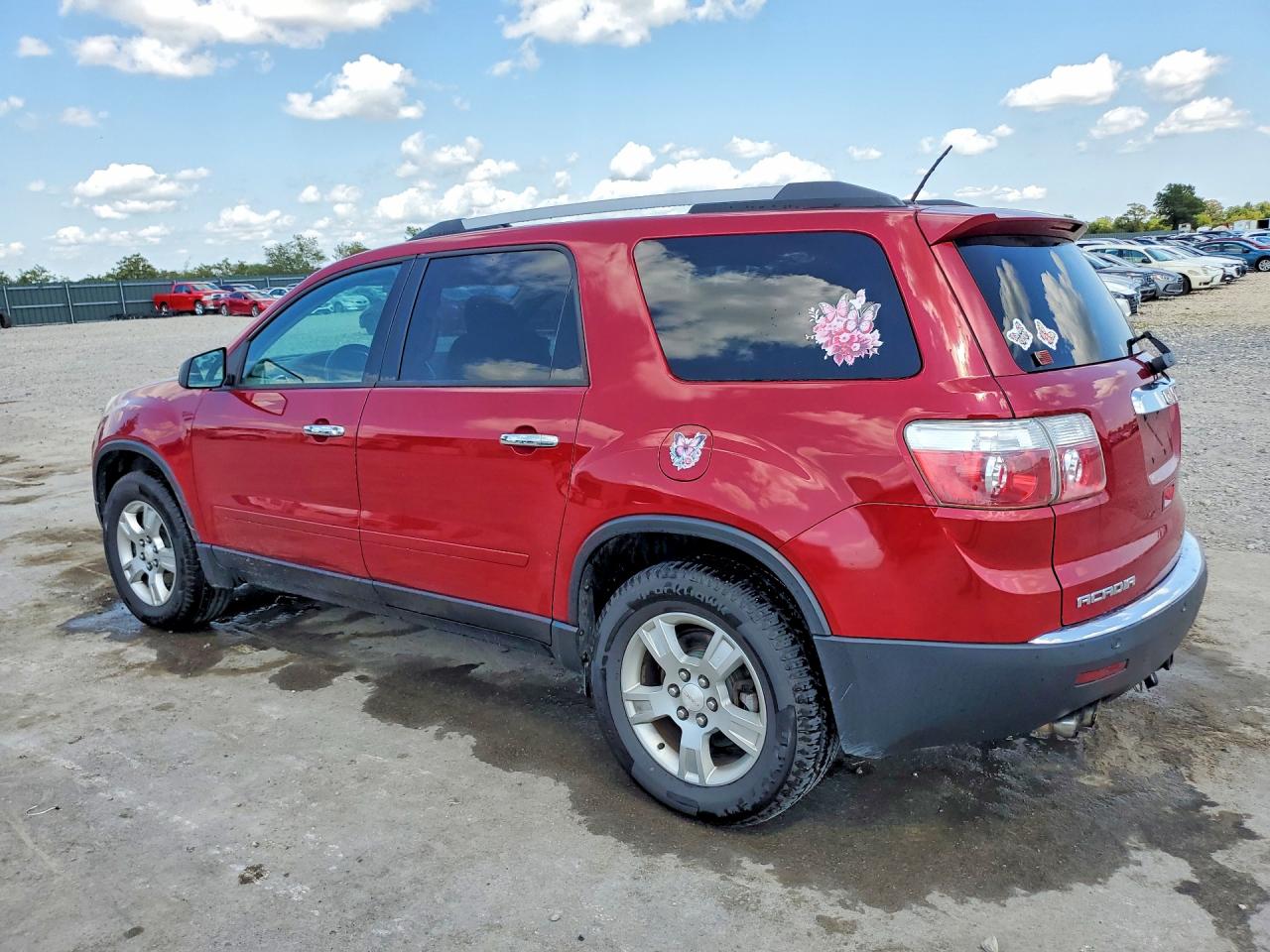 2012 Gmc Acadia Sle Maroon vin: 1GKKRPED9CJ300660