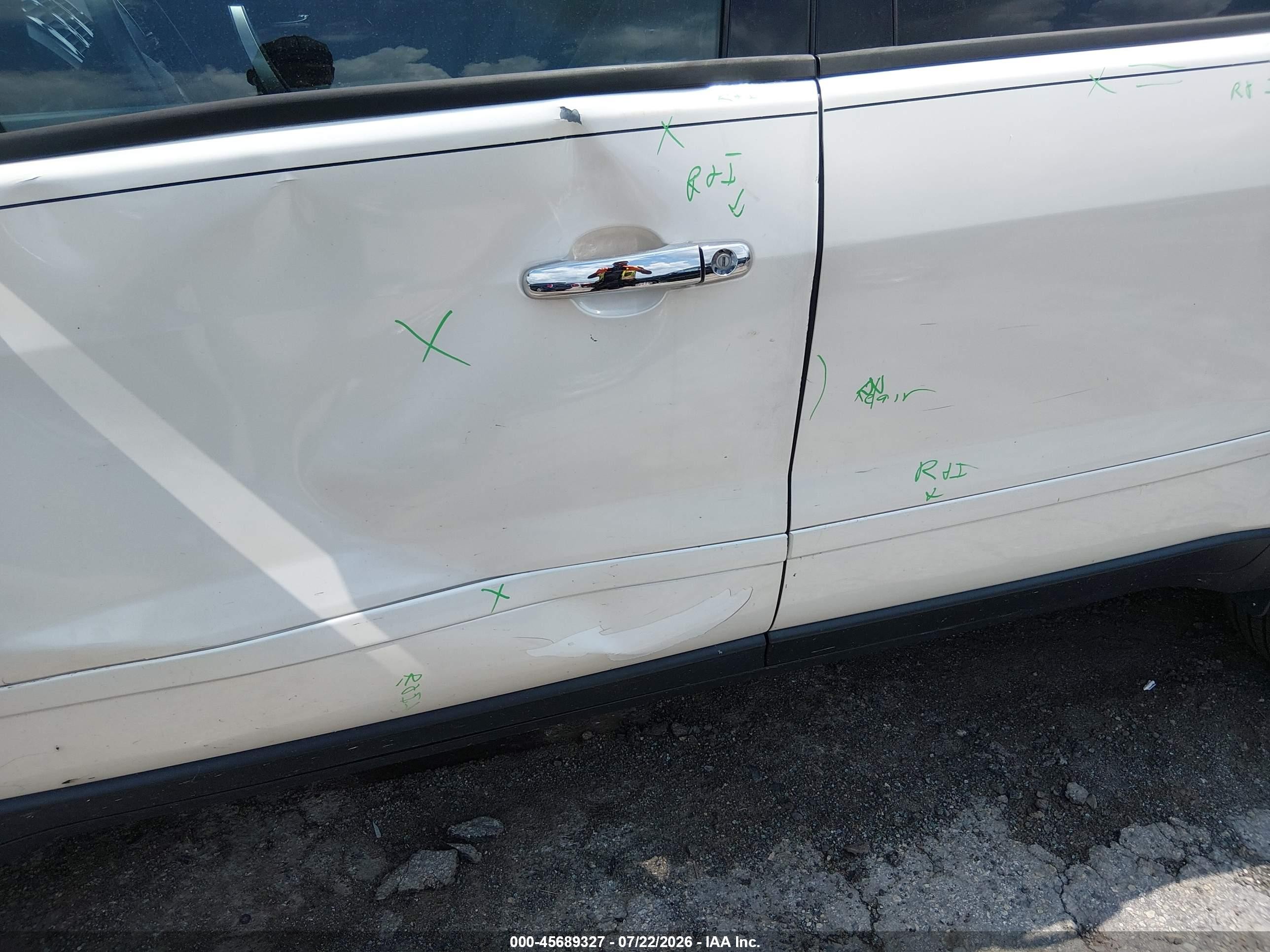 2011 Gmc Acadia Sle Белый vin: 1GKKRPEDXBJ149133