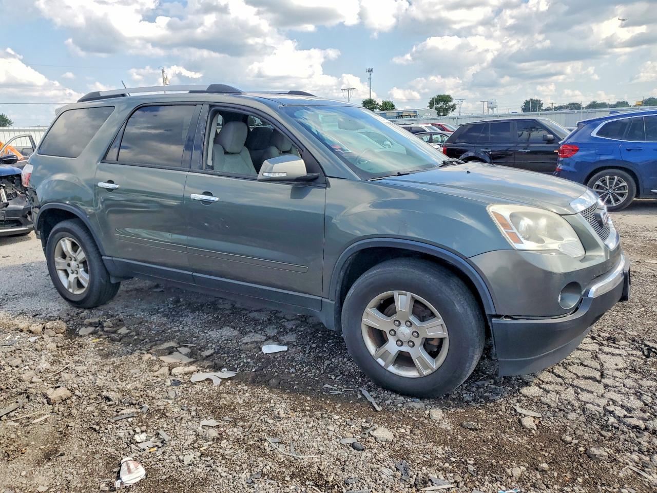 2011 Gmc Acadia Sle Зеленый vin: 1GKKRPEDXBJ165686