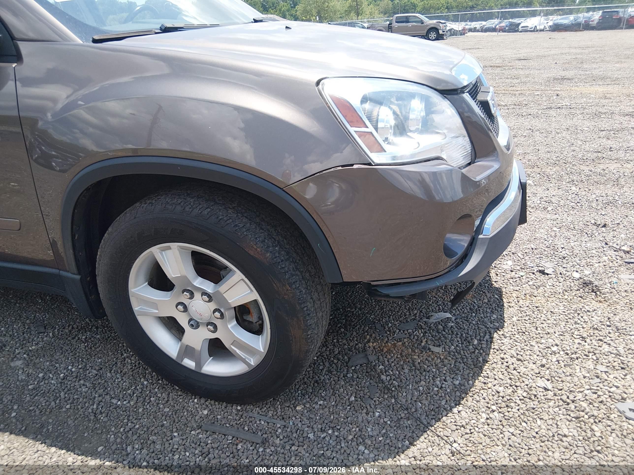 2011 Gmc Acadia Sle Black vin: 1GKKRPEDXBJ333472