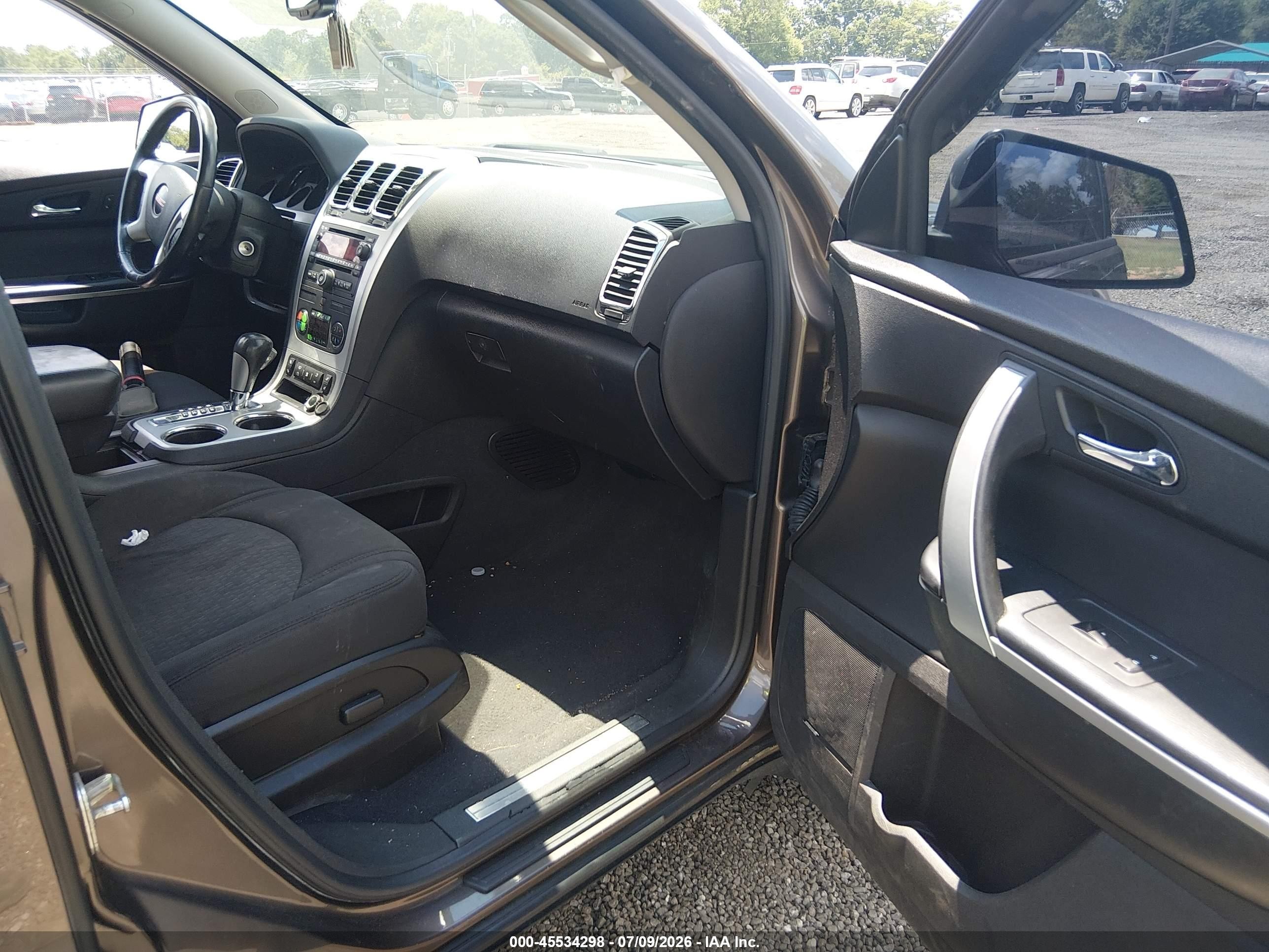 2011 Gmc Acadia Sle Black vin: 1GKKRPEDXBJ333472