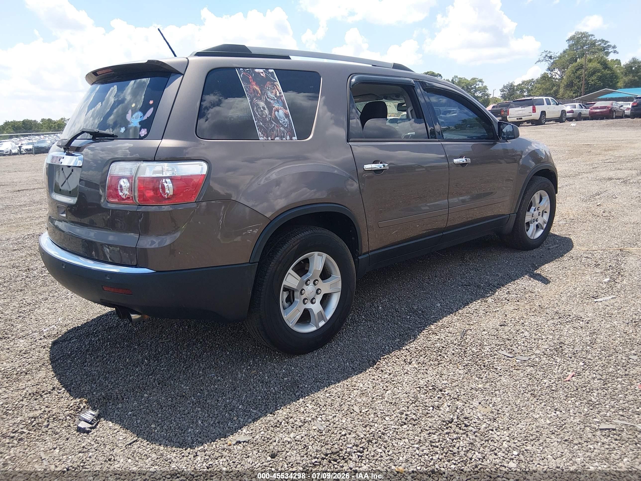 2011 Gmc Acadia Sle Black vin: 1GKKRPEDXBJ333472