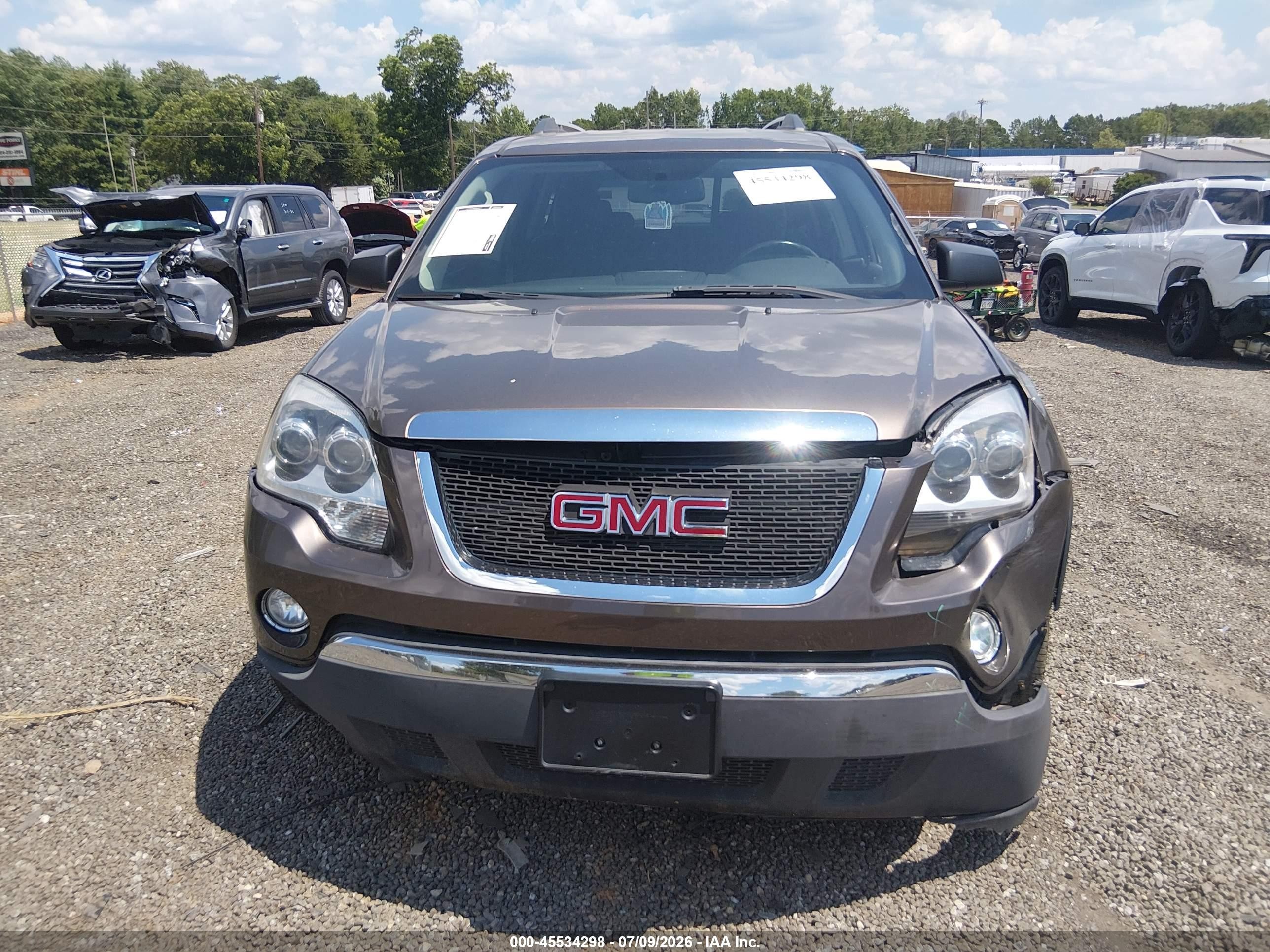 2011 Gmc Acadia Sle Black vin: 1GKKRPEDXBJ333472