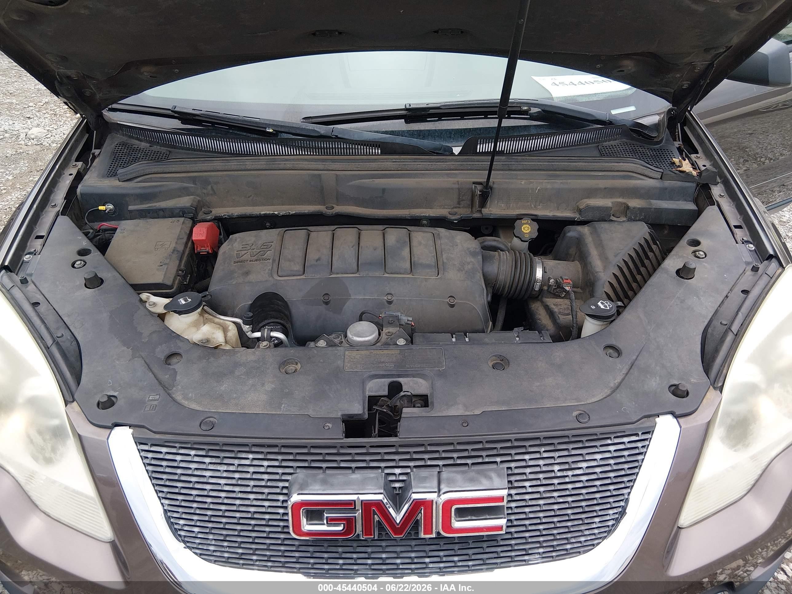 2012 Gmc Acadia Sle Gray vin: 1GKKRPEDXCJ310033