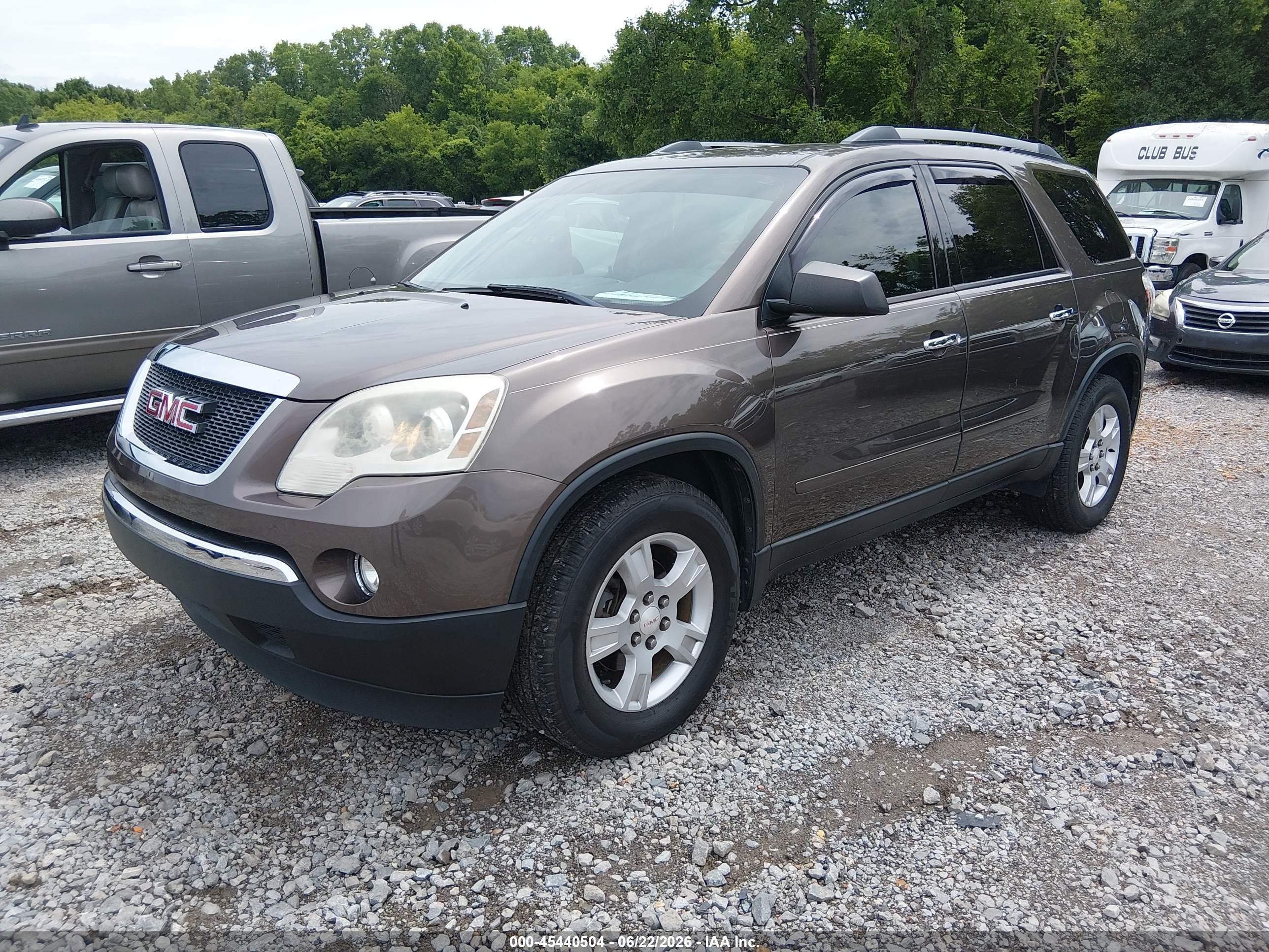 2012 Gmc Acadia Sle Gray vin: 1GKKRPEDXCJ310033