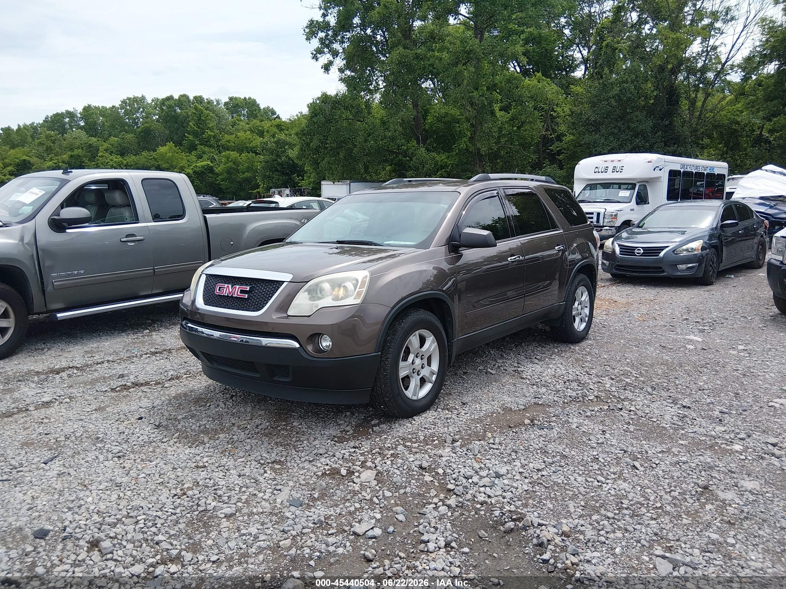 2012 Gmc Acadia Sle Gray vin: 1GKKRPEDXCJ310033