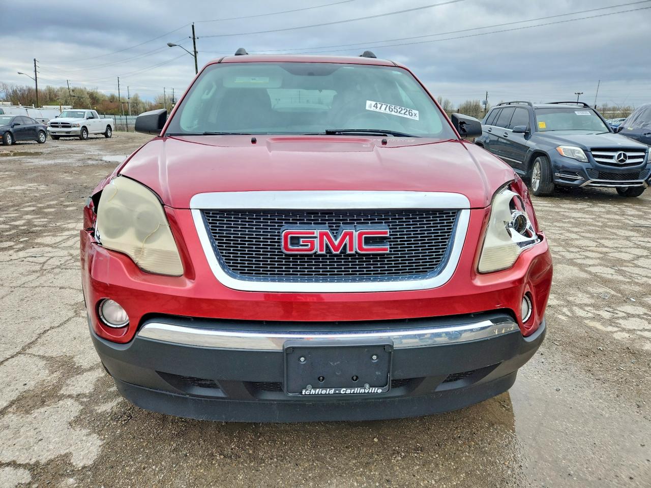 2012 Gmc Acadia Sle Red vin: 1GKKRPEDXCJ368725