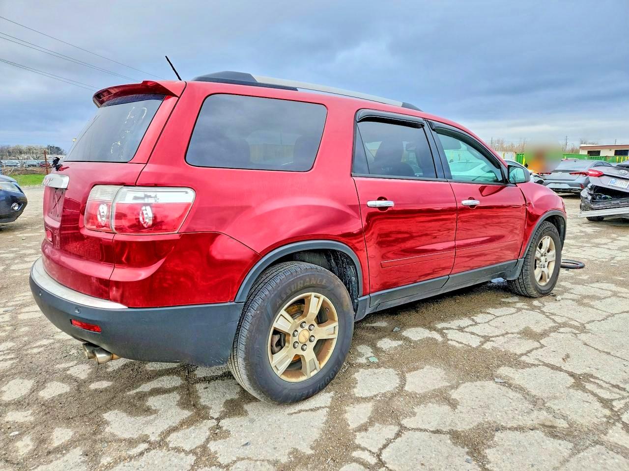 2012 Gmc Acadia Sle Red vin: 1GKKRPEDXCJ368725