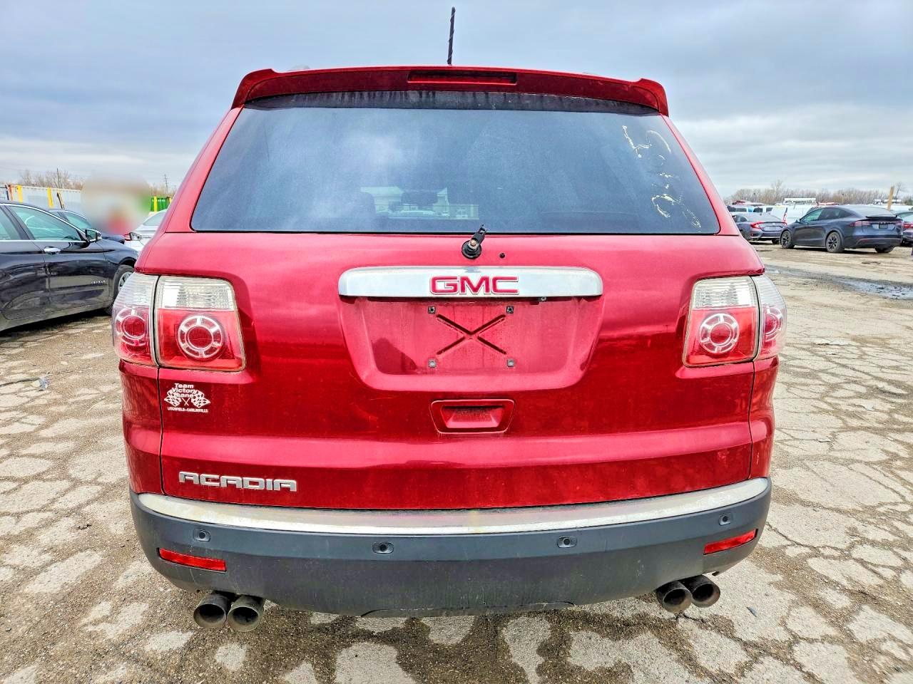 2012 Gmc Acadia Sle Red vin: 1GKKRPEDXCJ368725