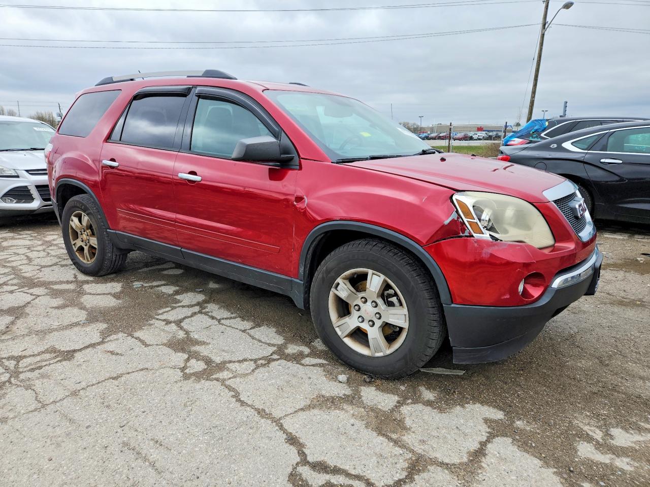 2012 Gmc Acadia Sle Red vin: 1GKKRPEDXCJ368725
