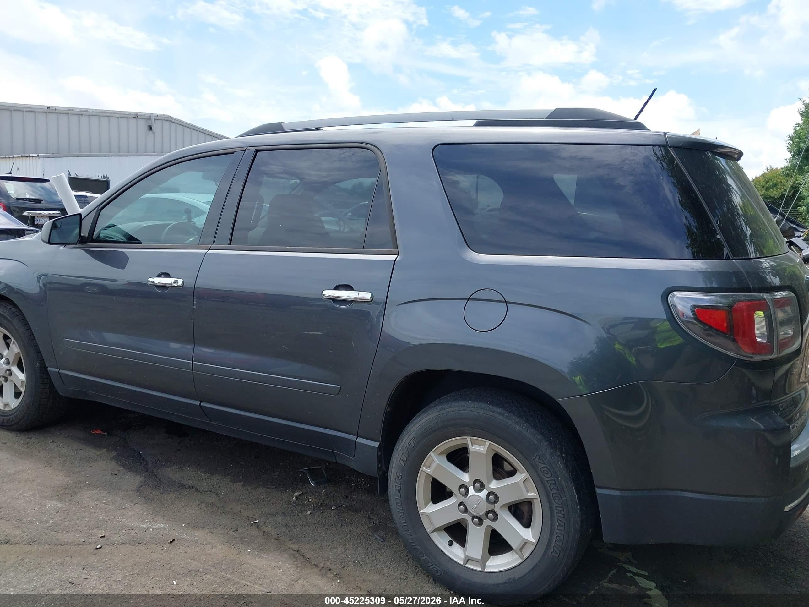 2014 Gmc Acadia Sle-2 Gray vin: 1GKKRPKD0EJ106722