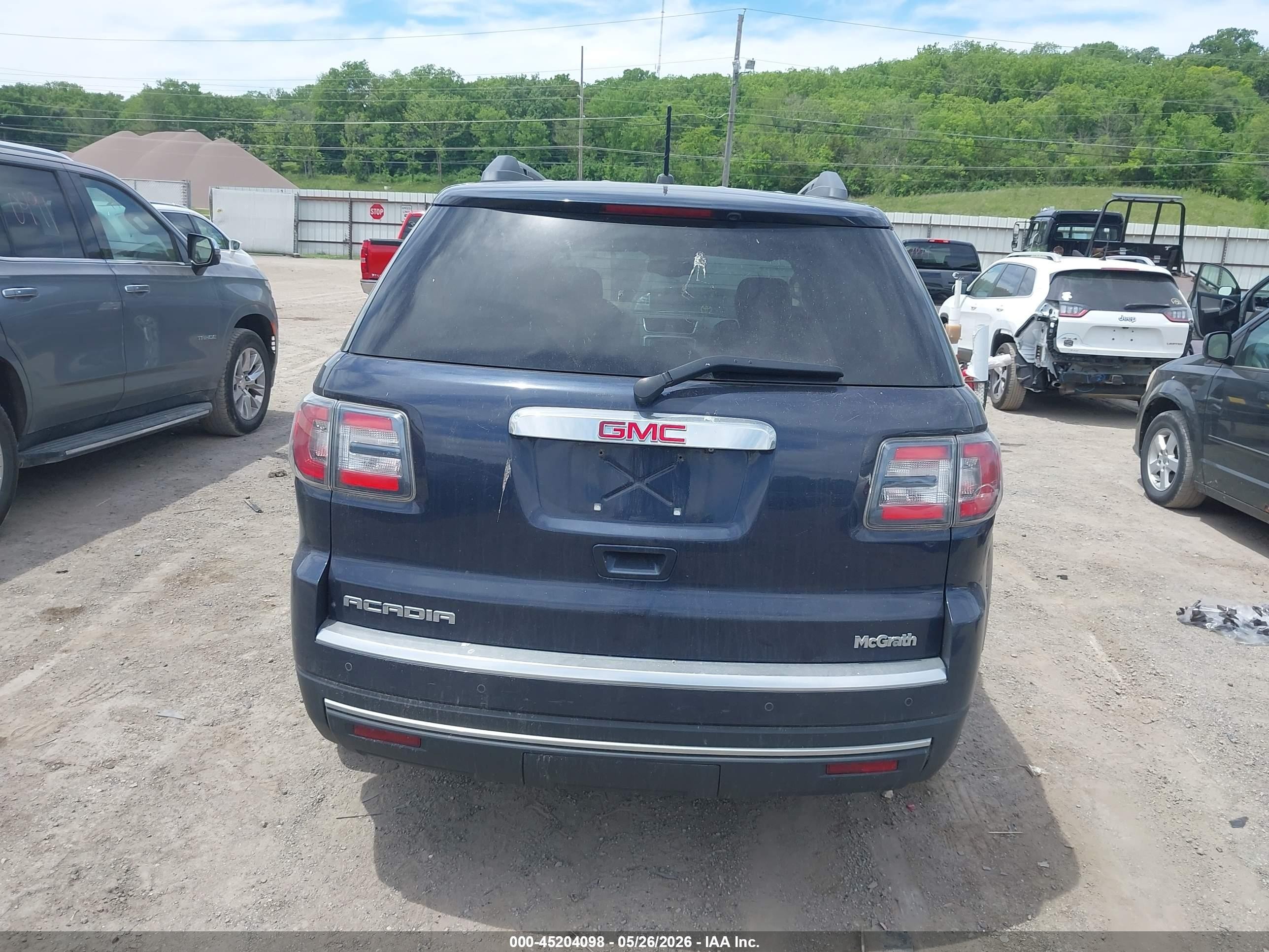2015 Gmc Acadia Sle-2 Dark Blue vin: 1GKKRPKD0FJ112554