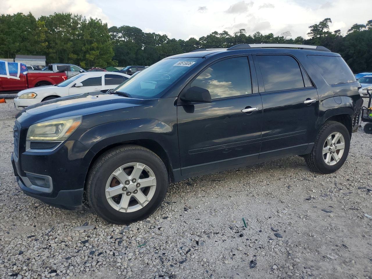 2015 Gmc Acadia Sle Black vin: 1GKKRPKD0FJ148910