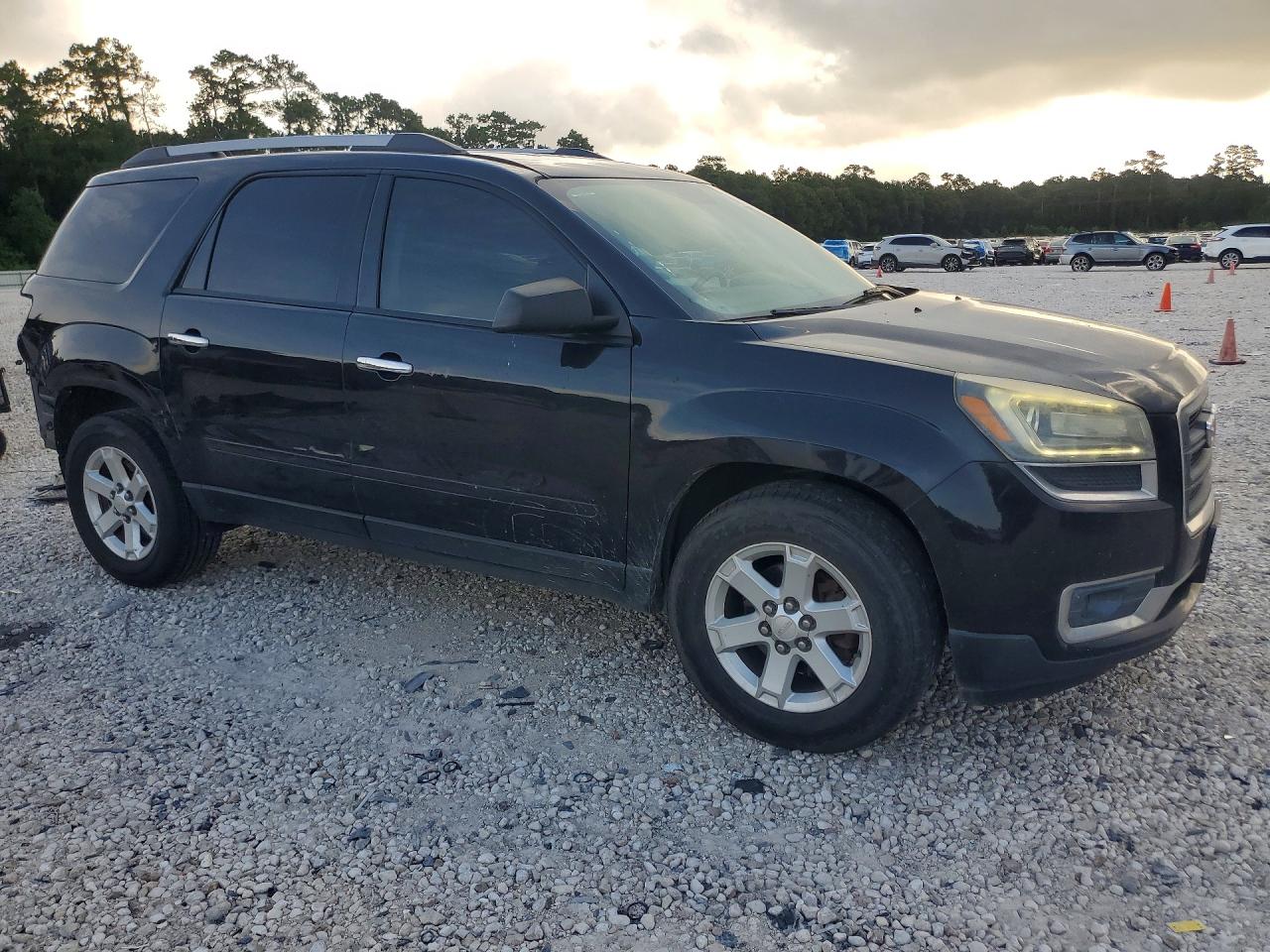 2015 Gmc Acadia Sle Black vin: 1GKKRPKD0FJ148910