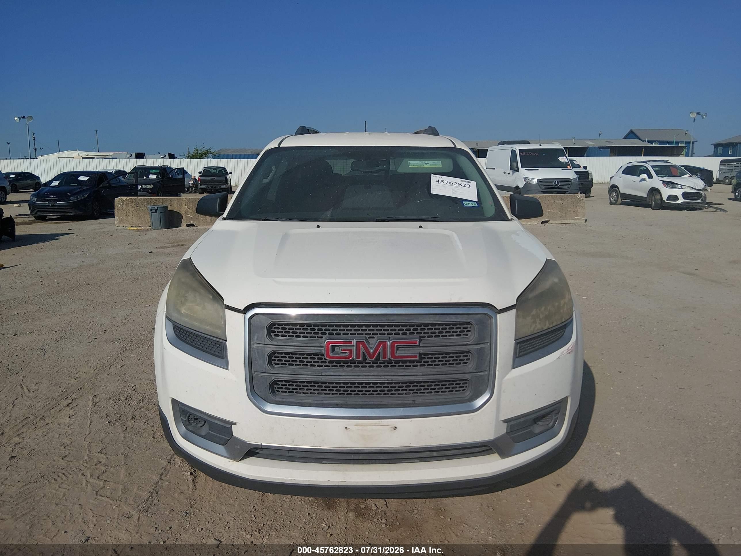 2015 Gmc Acadia Sle-2 Белый vin: 1GKKRPKD0FJ289301