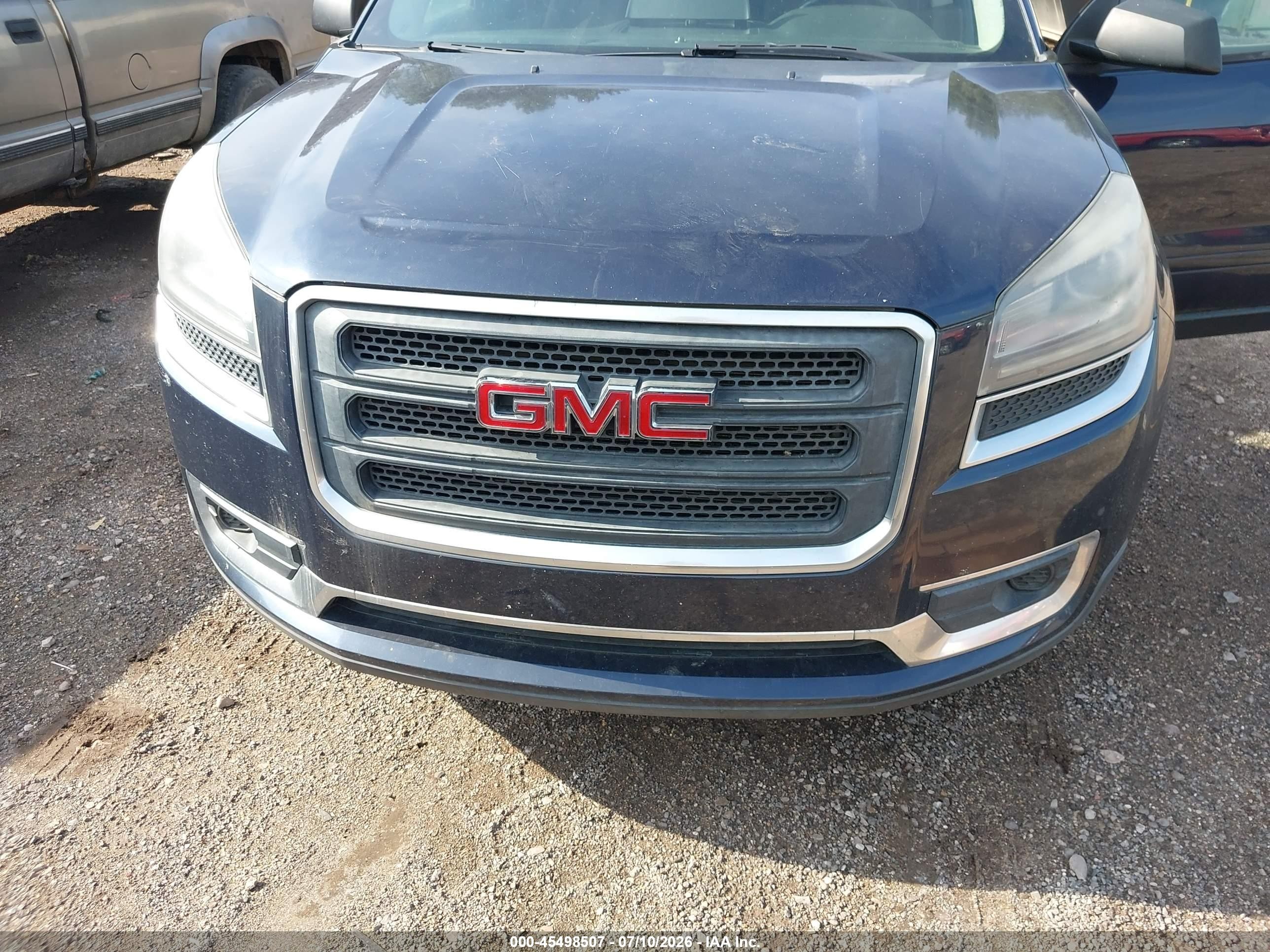 2015 Gmc Acadia Sle-2 Blue vin: 1GKKRPKD0FJ358195