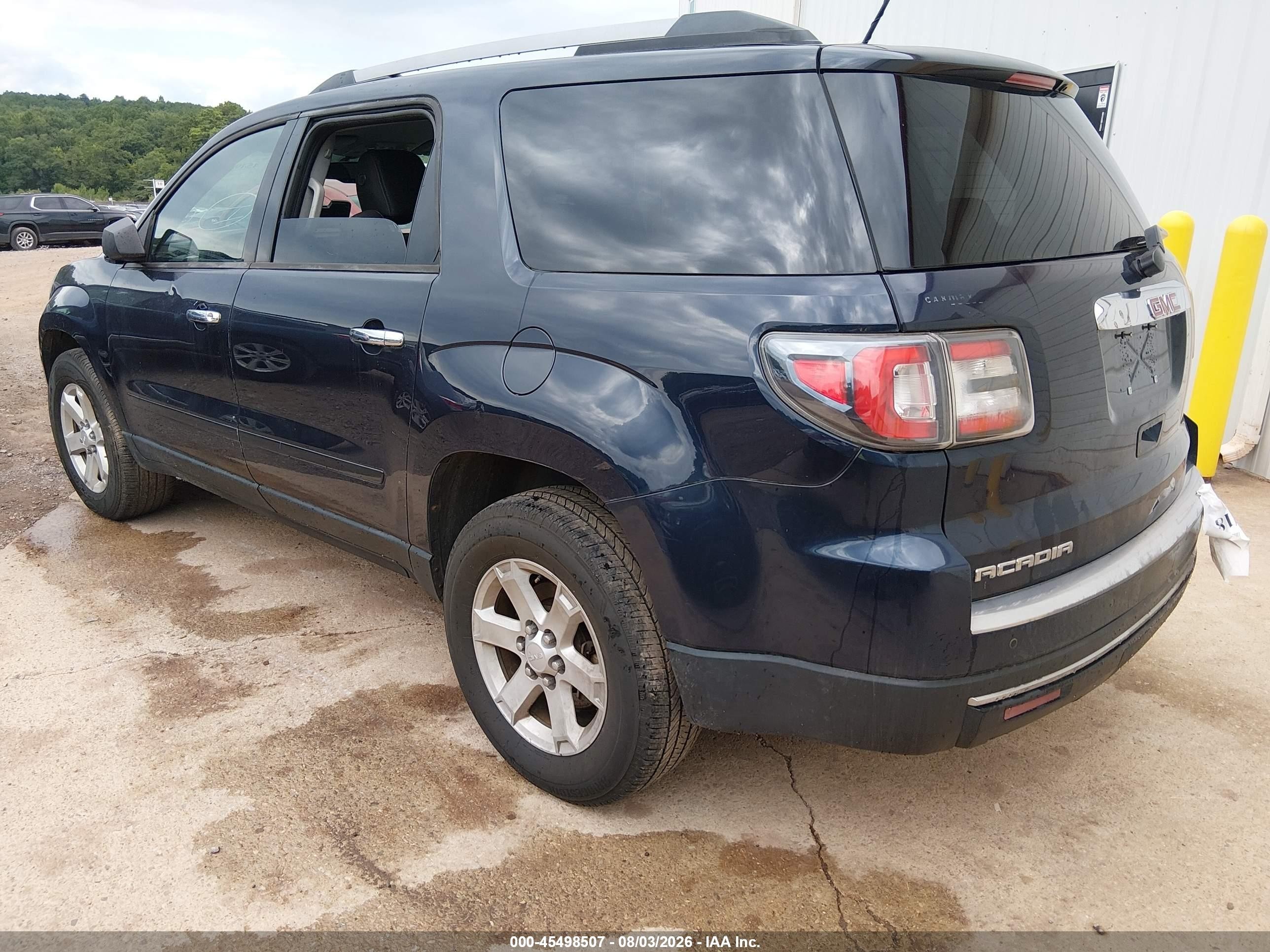 2015 Gmc Acadia Sle-2 Blue vin: 1GKKRPKD0FJ358195