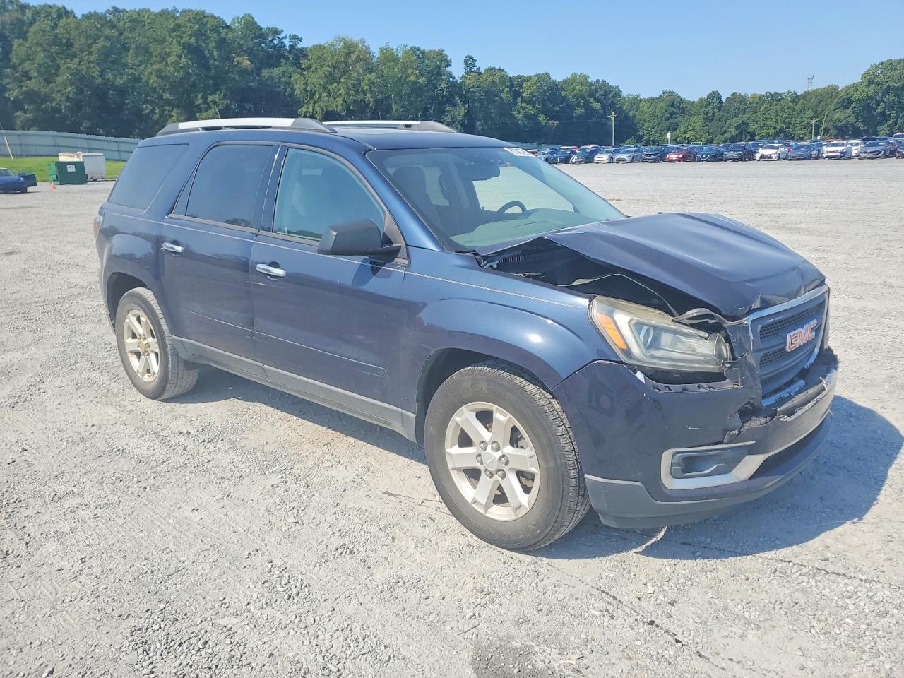 2016 Gmc Acadia Sle Black vin: 1GKKRPKD0GJ278087