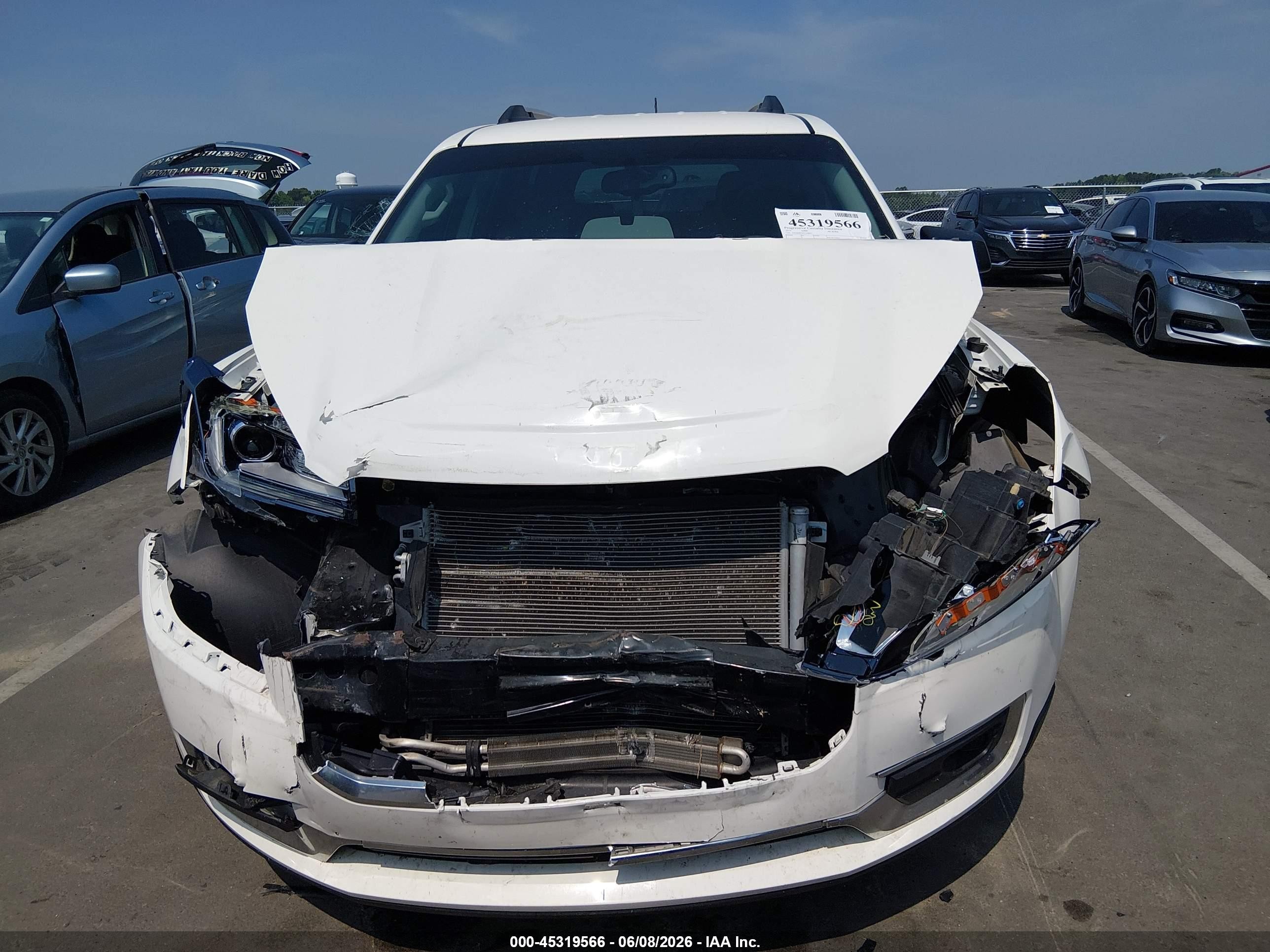2015 Gmc Acadia Sle-2 White vin: 1GKKRPKD1FJ190843