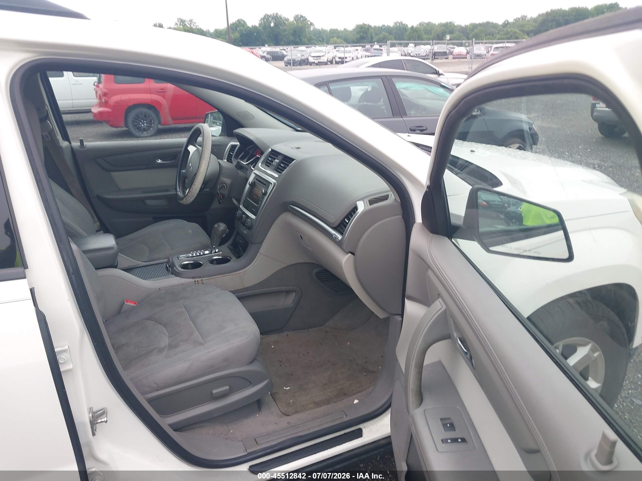 2015 Gmc Acadia Sle-2 White vin: 1GKKRPKD1FJ222500