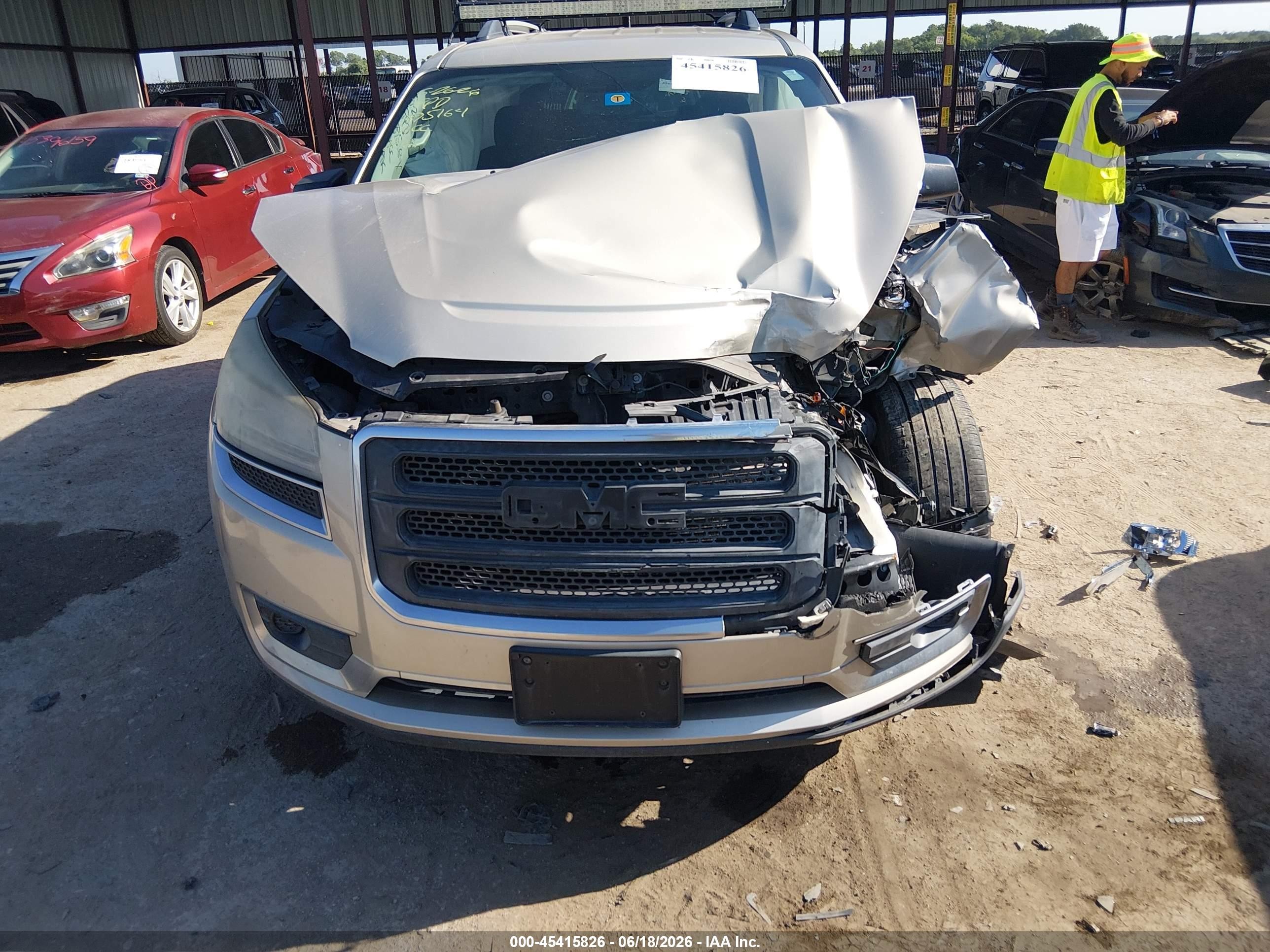 2015 Gmc Acadia Sle-2 Gold vin: 1GKKRPKD1FJ333872