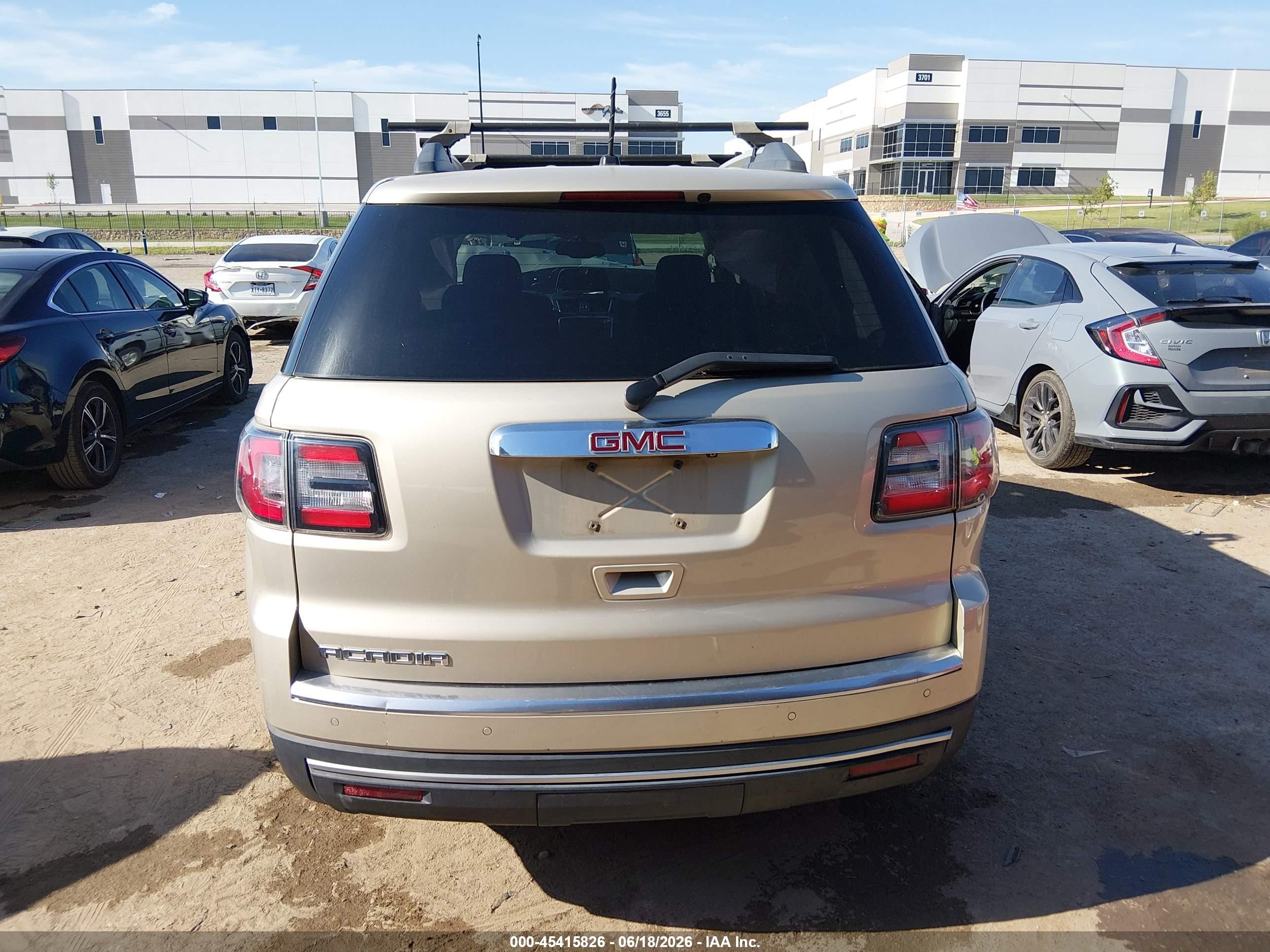 2015 Gmc Acadia Sle-2 Gold vin: 1GKKRPKD1FJ333872