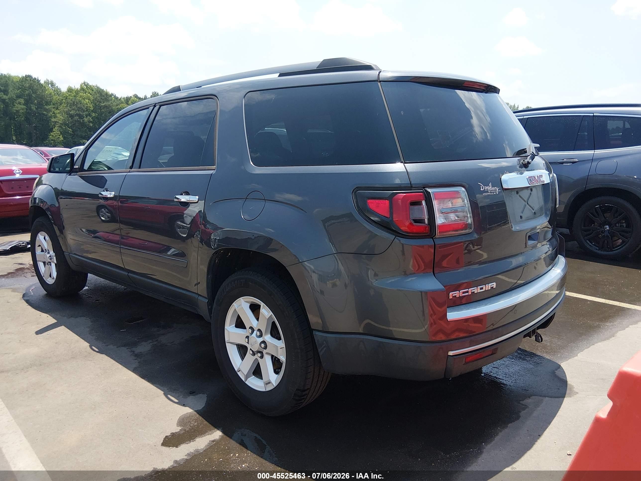 2013 Gmc Acadia Sle-2 Gray vin: 1GKKRPKD2DJ249802