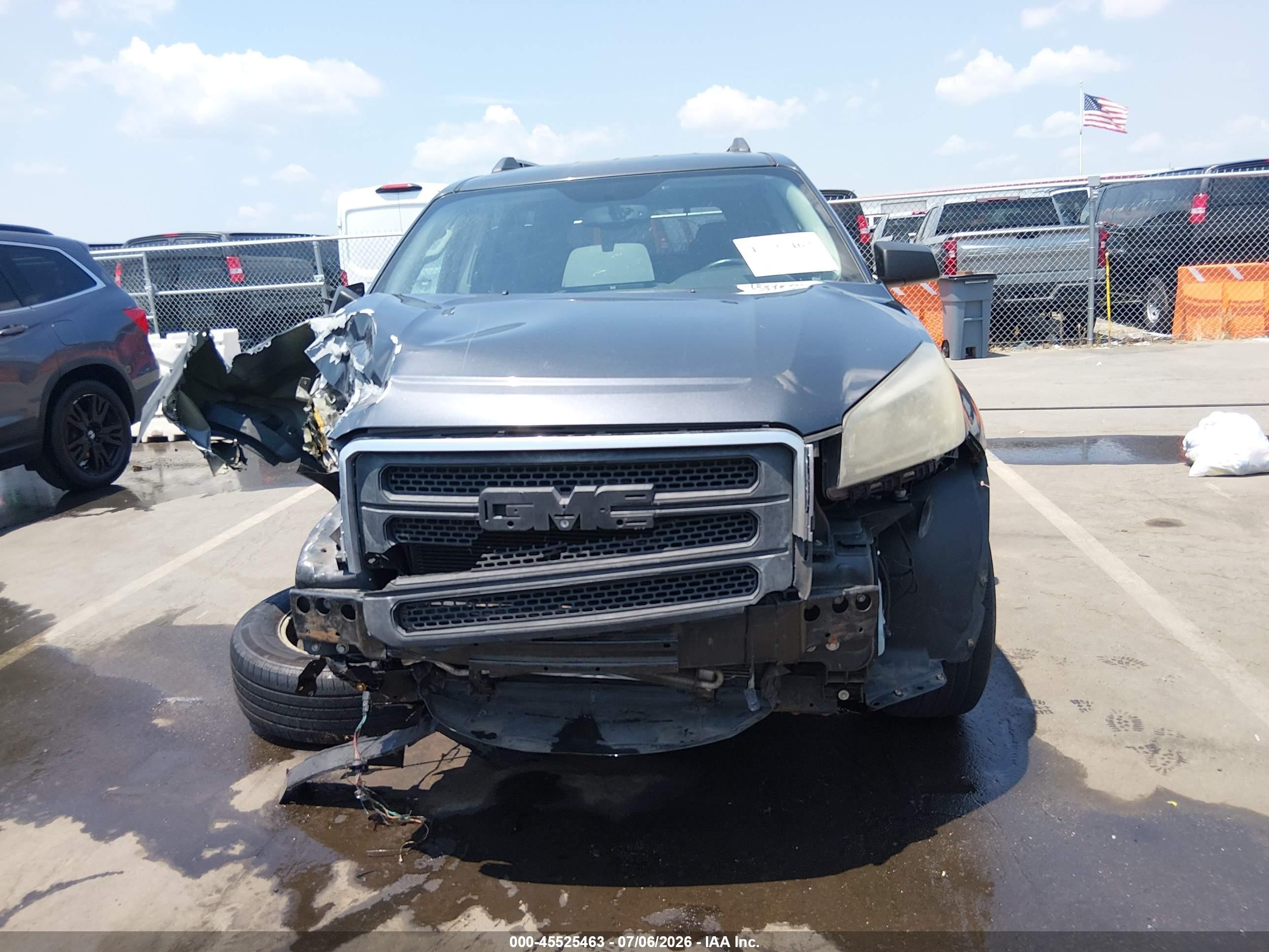 2013 Gmc Acadia Sle-2 Gray vin: 1GKKRPKD2DJ249802