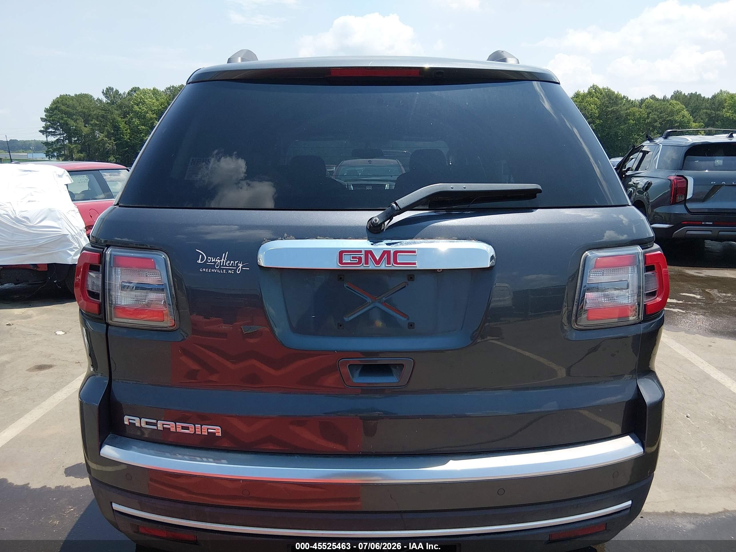 2013 Gmc Acadia Sle-2 Gray vin: 1GKKRPKD2DJ249802