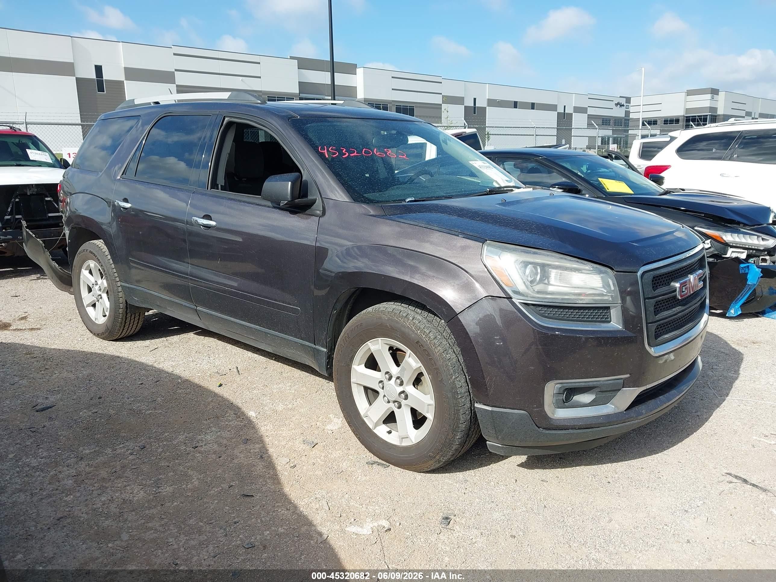 2013 Gmc Acadia Sle-2 Gray vin: 1GKKRPKD2DJ263490