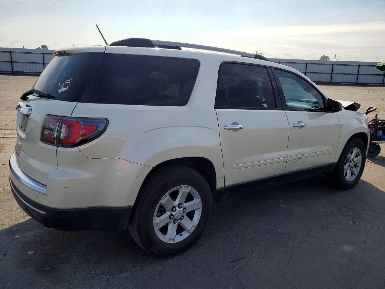 2014 Gmc Acadia Sle White vin: 1GKKRPKD2EJ178733