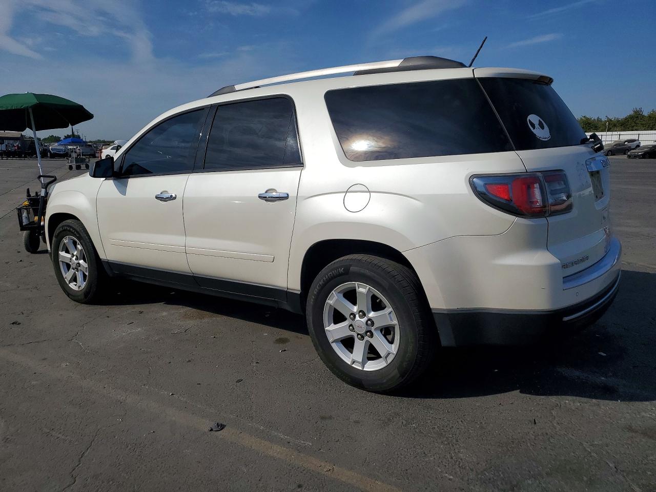 2014 Gmc Acadia Sle White vin: 1GKKRPKD2EJ178733