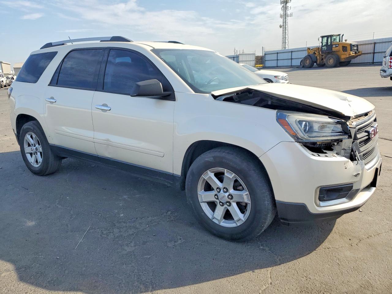 2014 Gmc Acadia Sle White vin: 1GKKRPKD2EJ178733